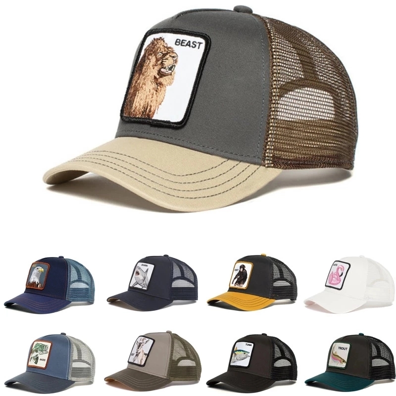 Animals Embroidery Baseball Cap Snapback Hip Hop Hat 2
