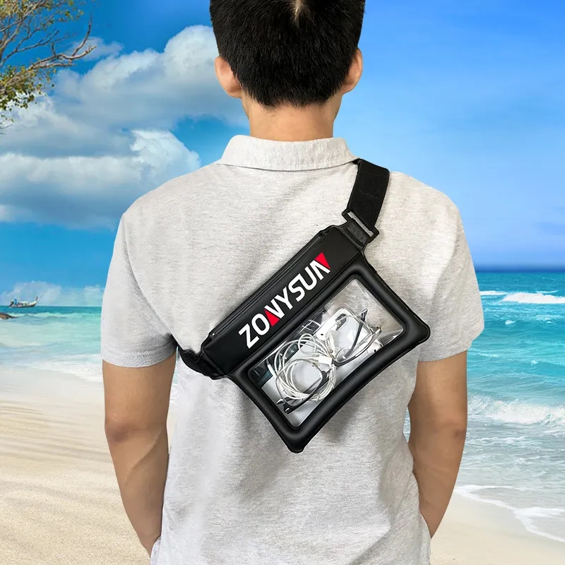 TPU Inflatable Floating Waist Bag 1