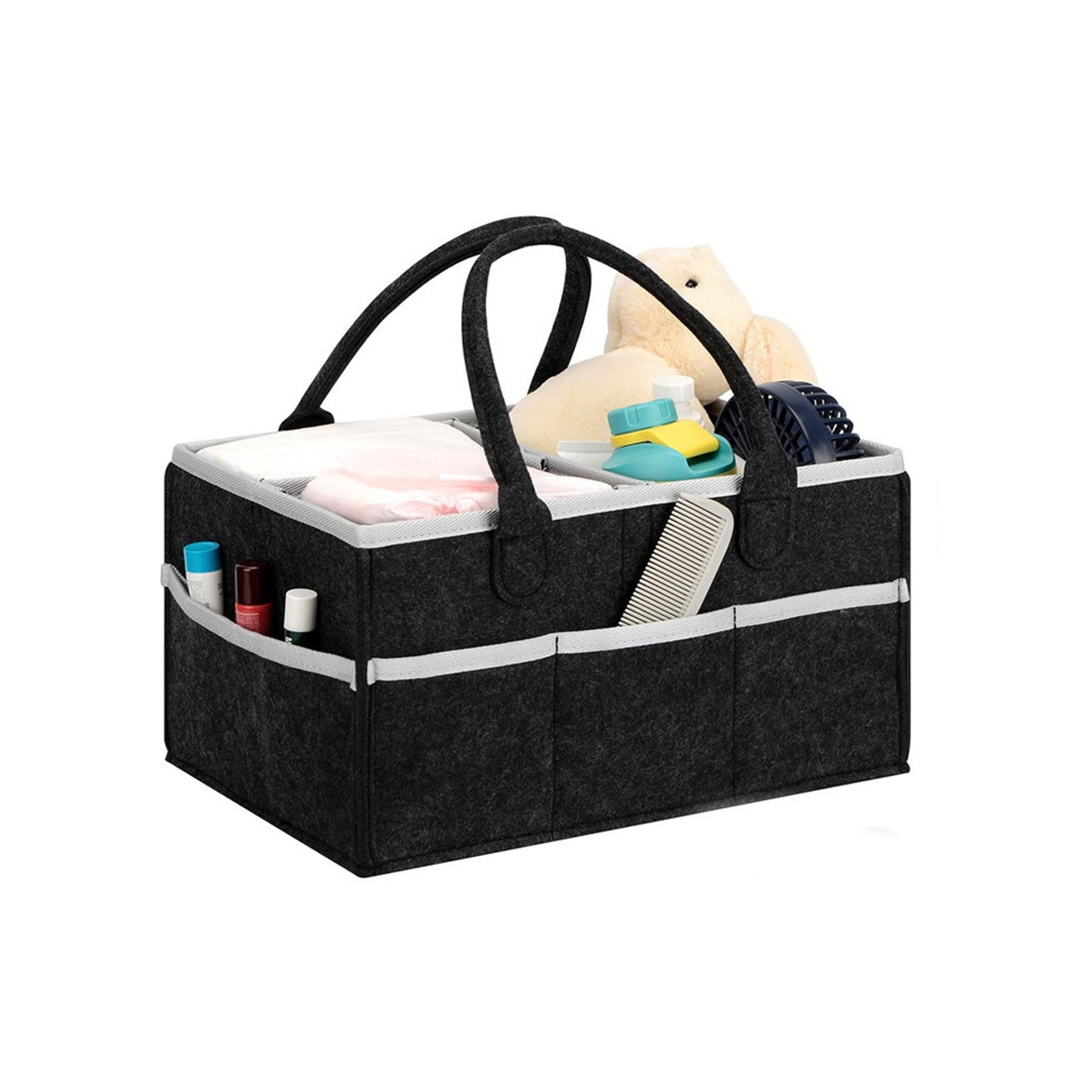 Felt Diaper Tote Organizer 1