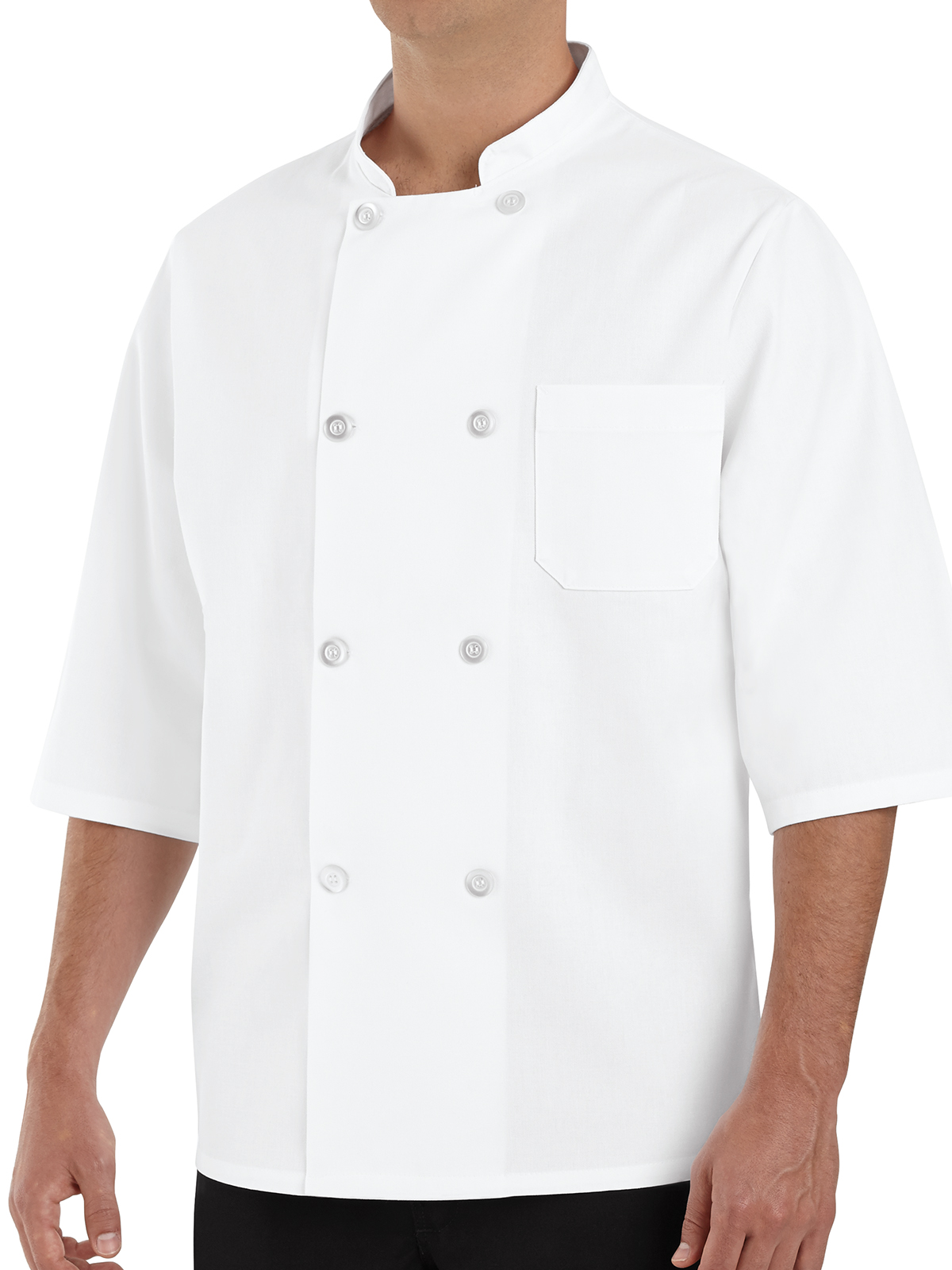 Red Kap Culinary - Unisex Half-Sleeve 30" Chef Coat