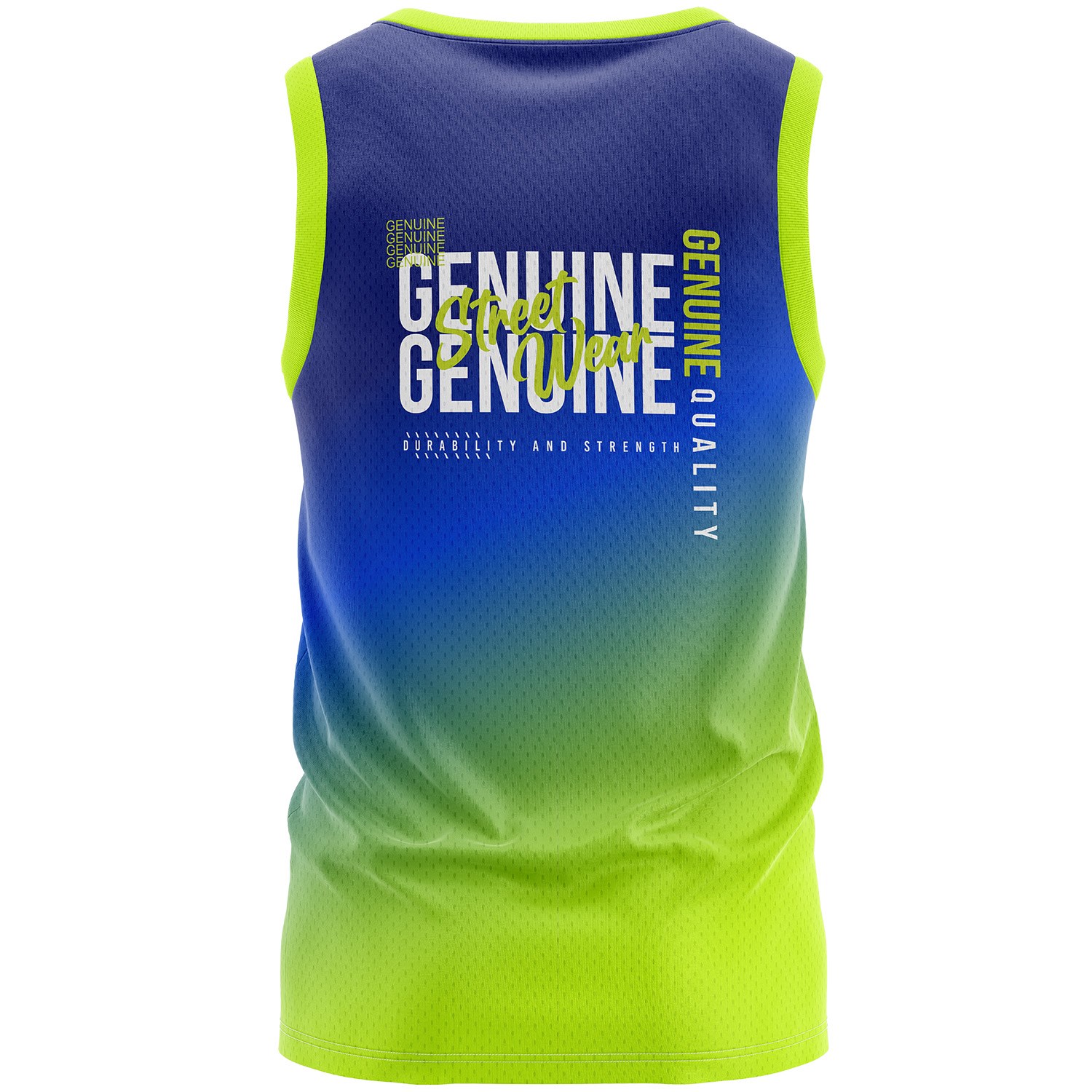 Men's 160 GSM Birdseye mesh Sleeveless Tank Top 2