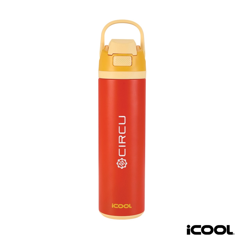iCOOL® Manitou 24 oz. Double Wall, Recycled Stainless Steel Water Bottle 60