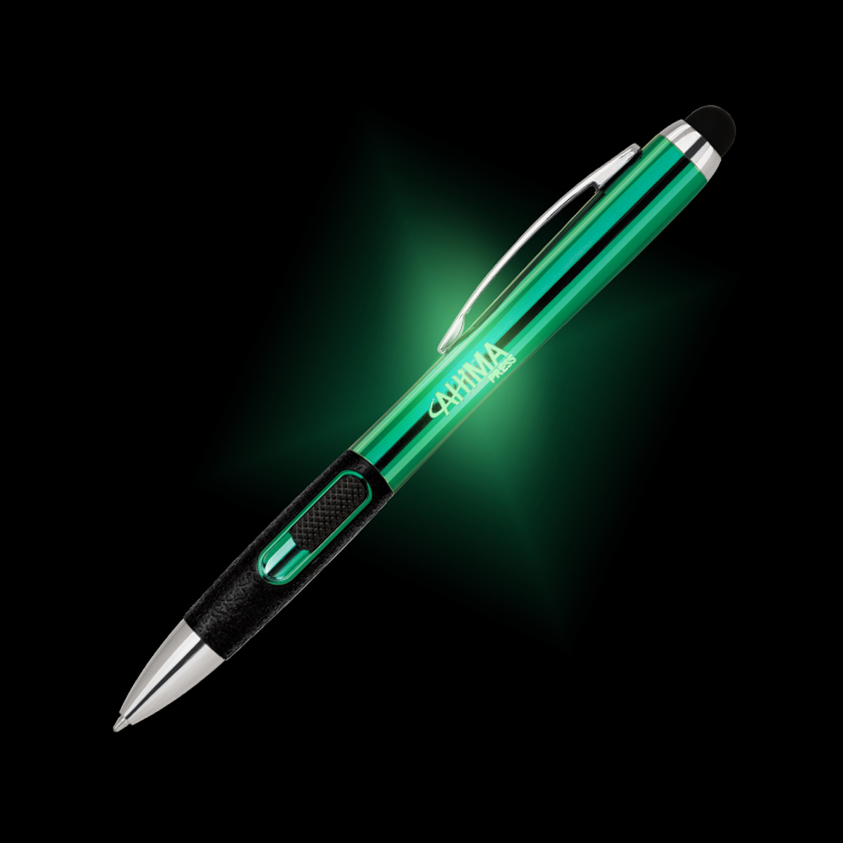 Stylus-405 Light Up Logo Stylus Pen 3