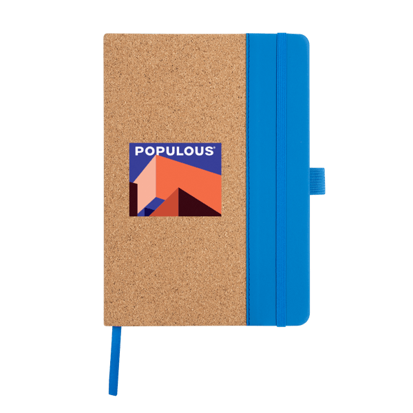 Hickory Cork & Recycled PU Notebook 30