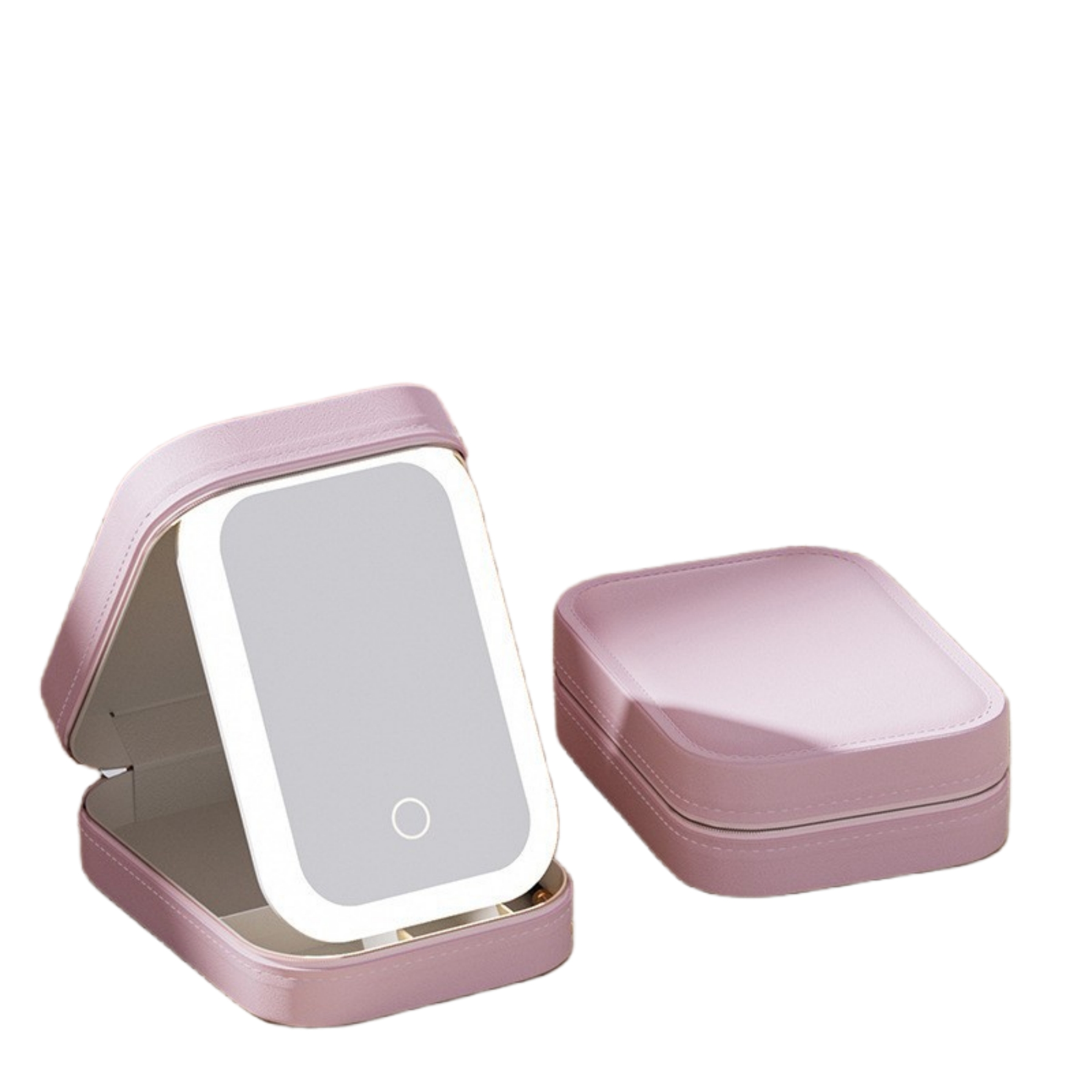 Travel Makeup Case With LED Mirror 5
