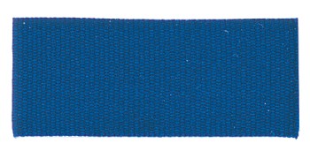 Solid Blue "V" Neck Ribbon with Clip, 1 1/2" wide 1