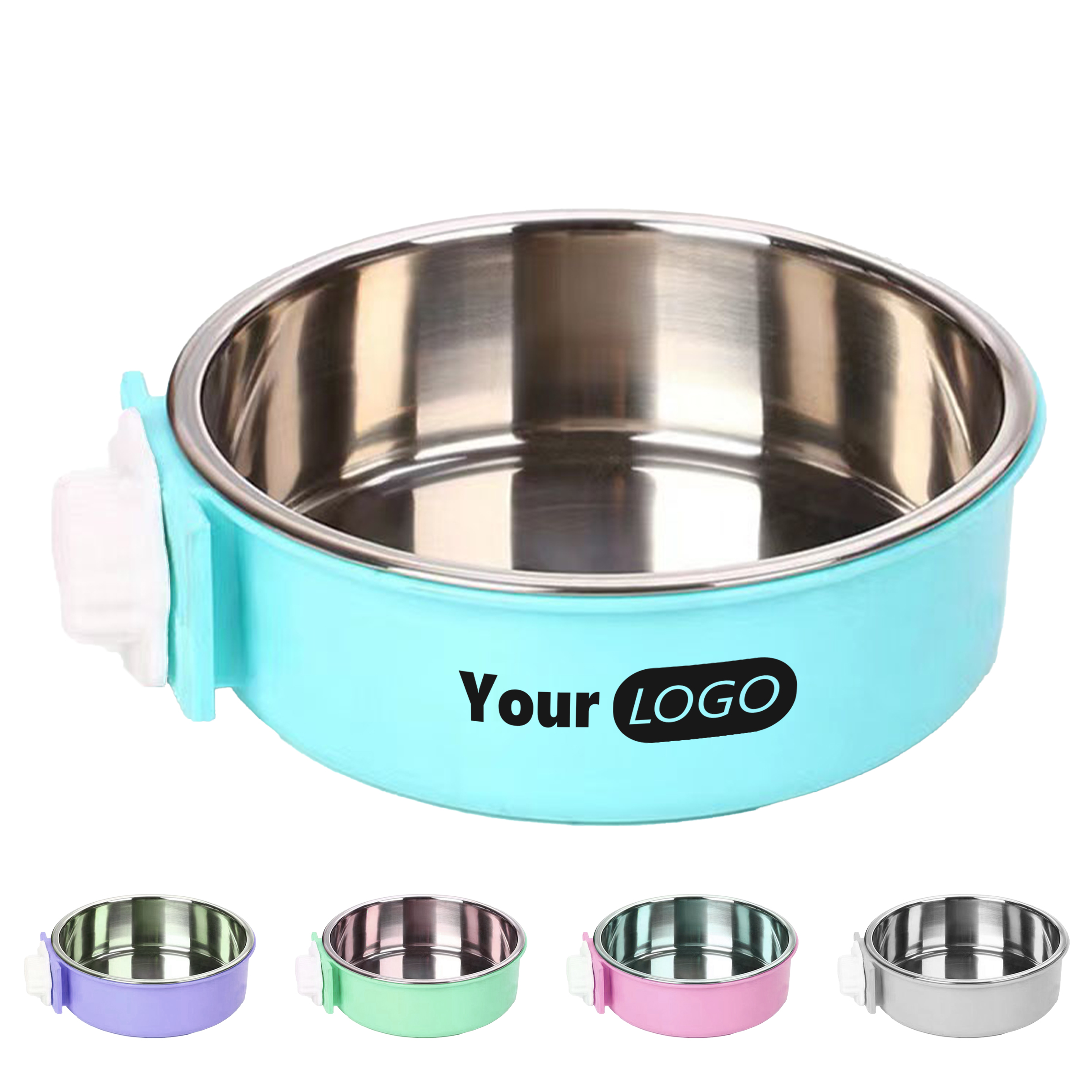 Plastic Secure Hanging Pet Bowl 1