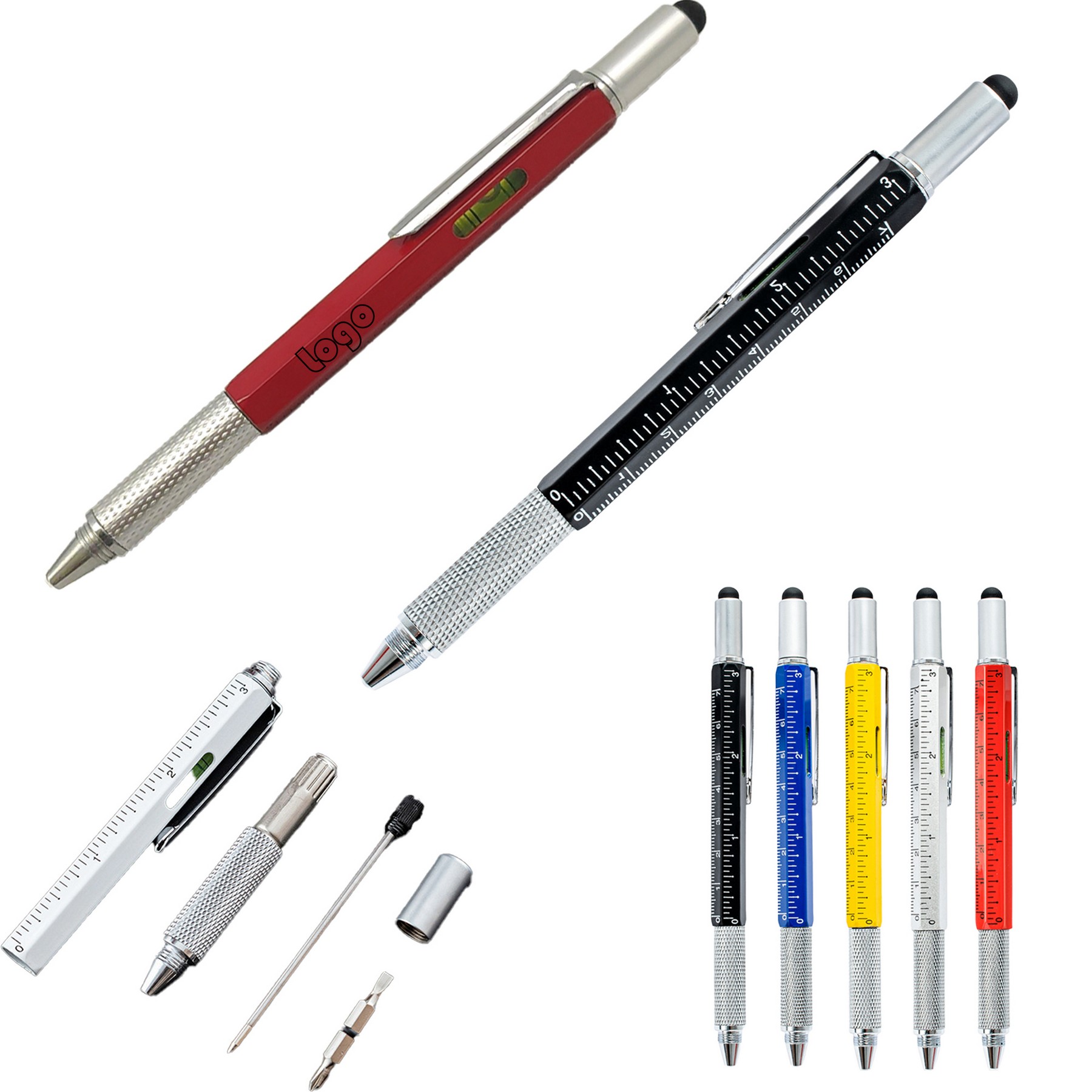 6 In 1 Metal Tool Pen