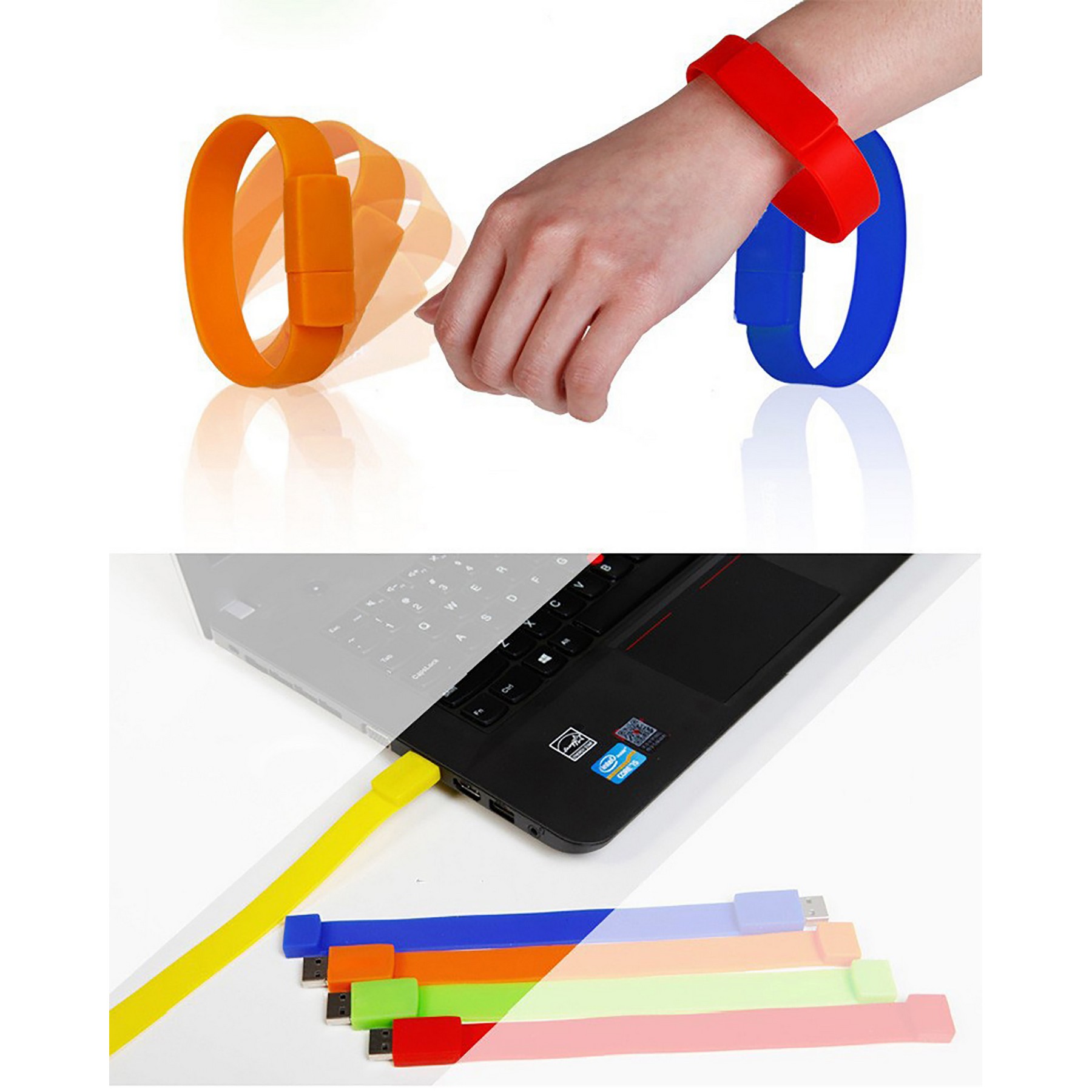 Silicone Wristband Usb Drive Bracelet 2