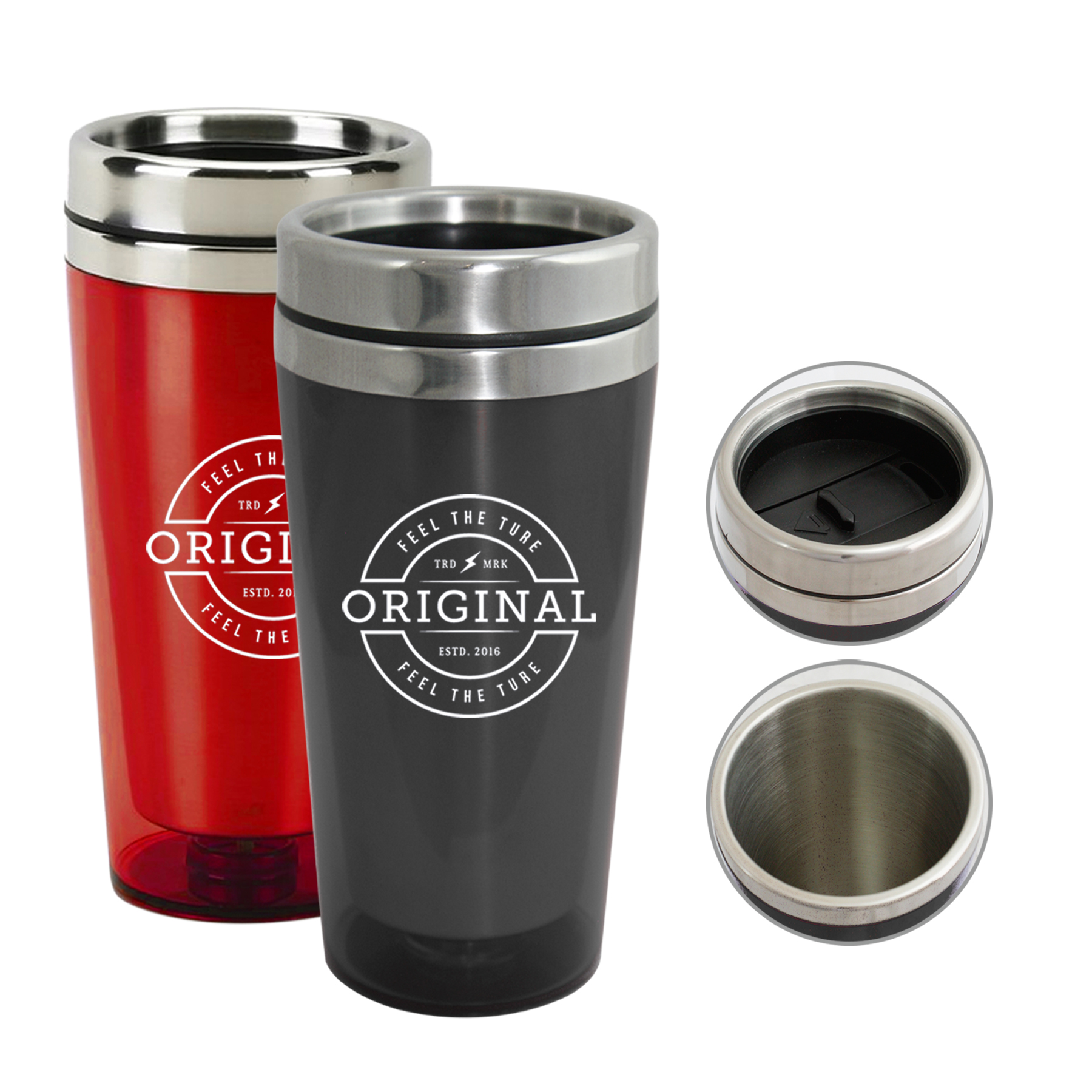 16oz. Roller Travel Mug(Close out) 3