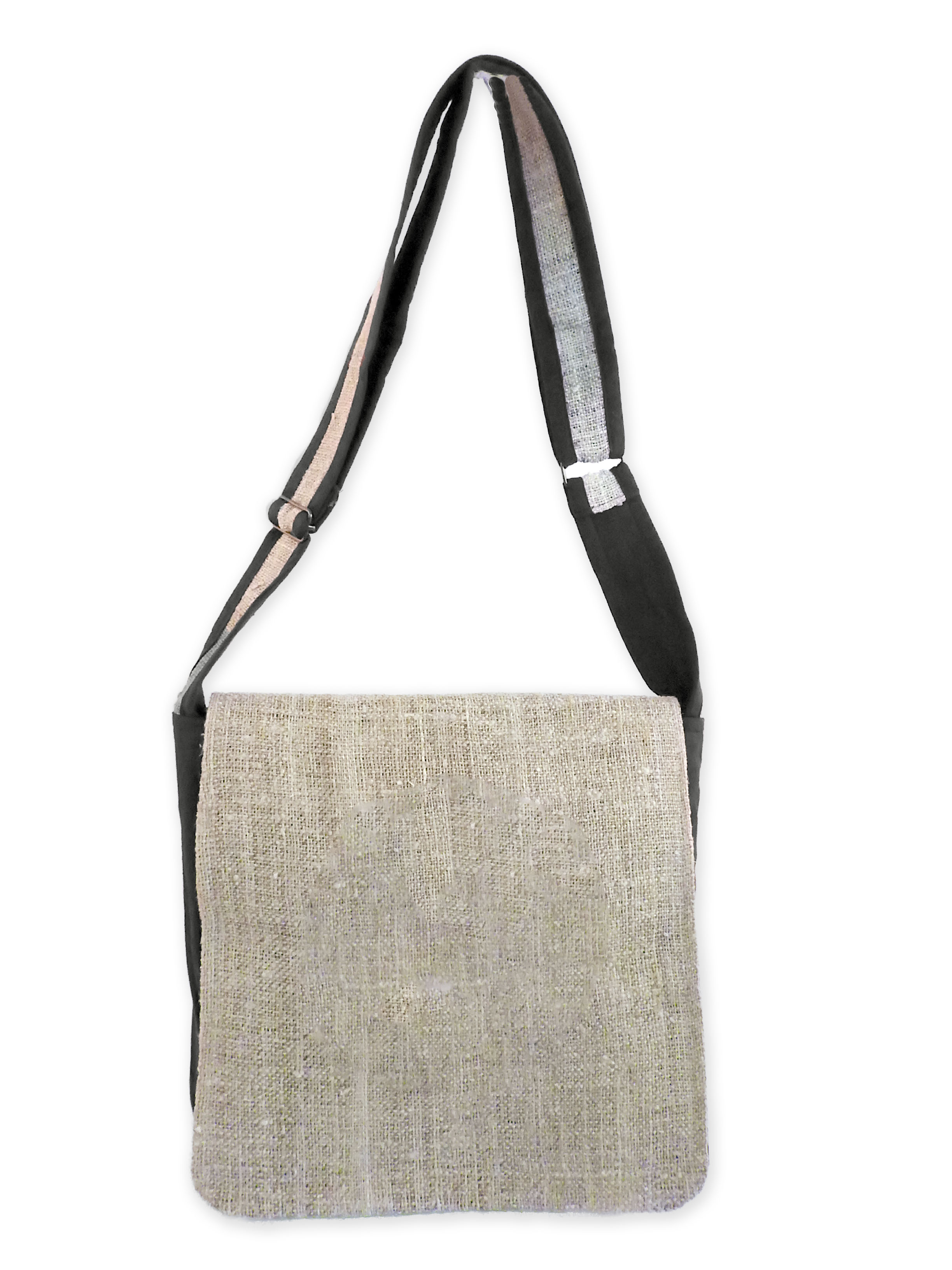 IBCN112 "Sunburst" Hemp/Cotton Messenger Bag 4