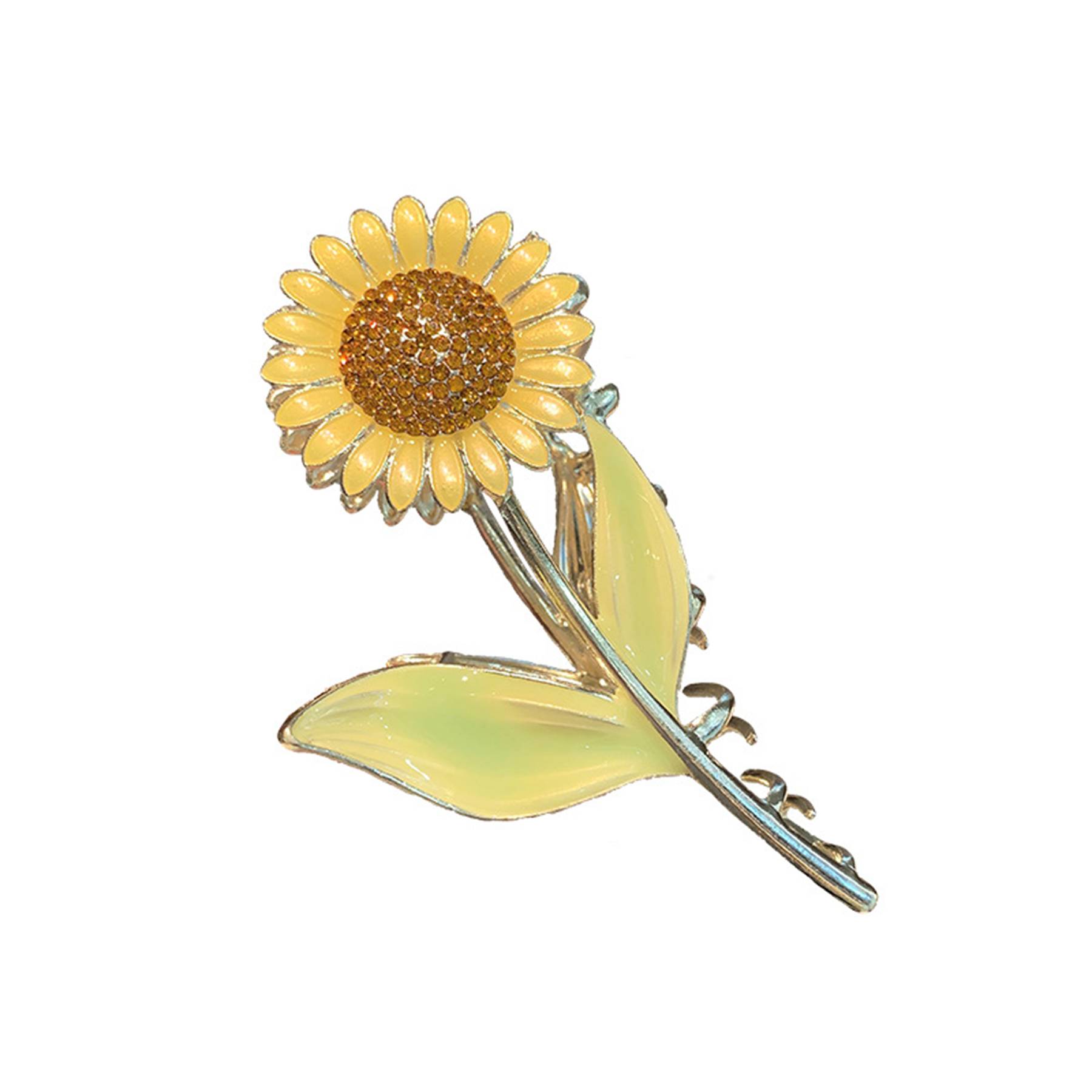 Fresh Sunflower Clasp Hairpin 6