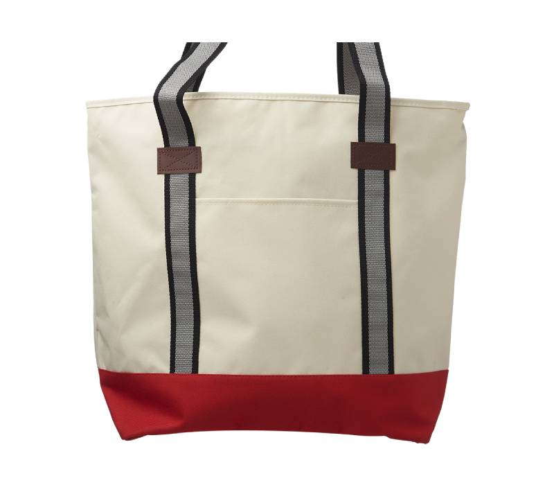 Large Sea Coast Polyester Tote Bag, custom tote bag with logo imprint 5