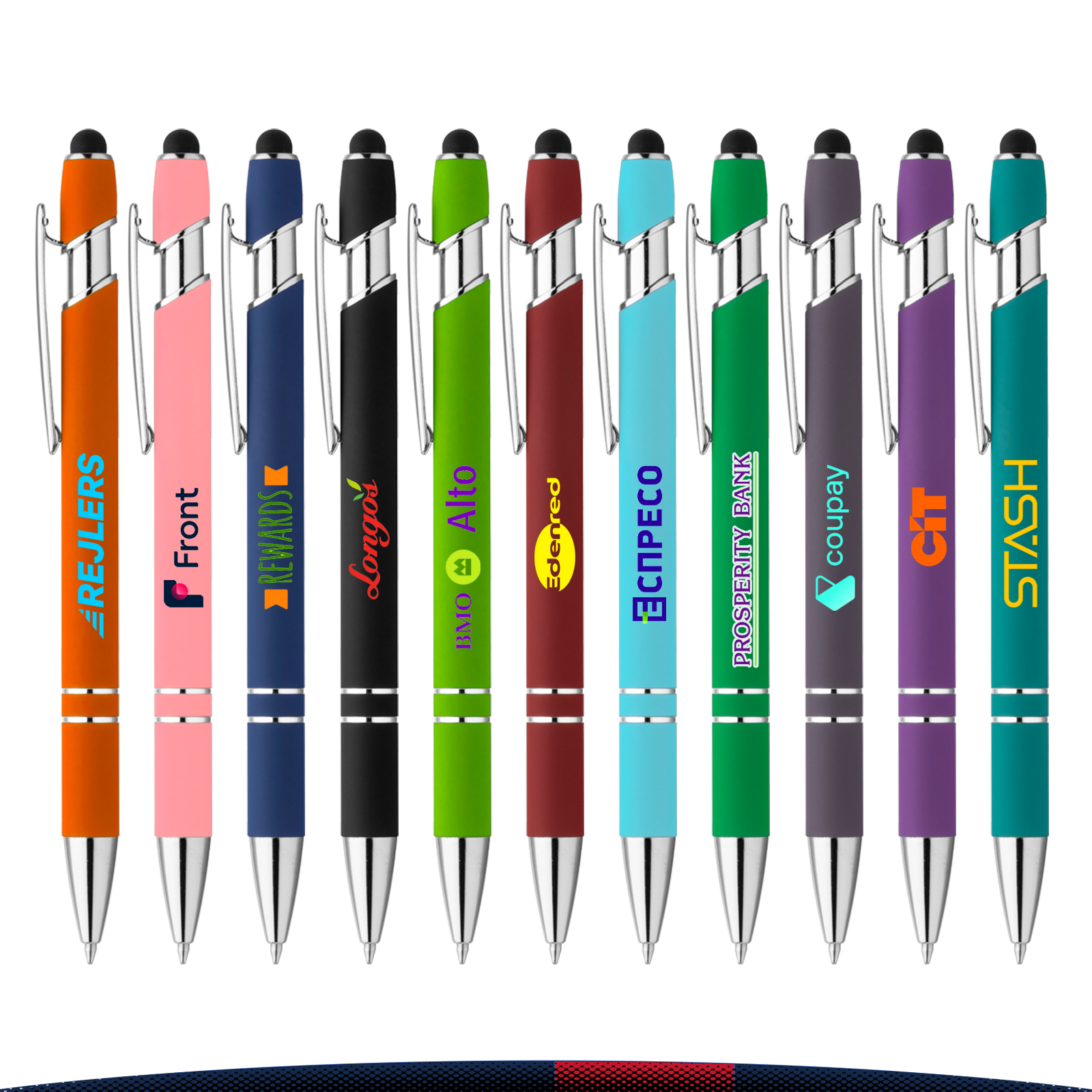 Carten Soft Touch Metal Stylus Ballpoint Pen 11