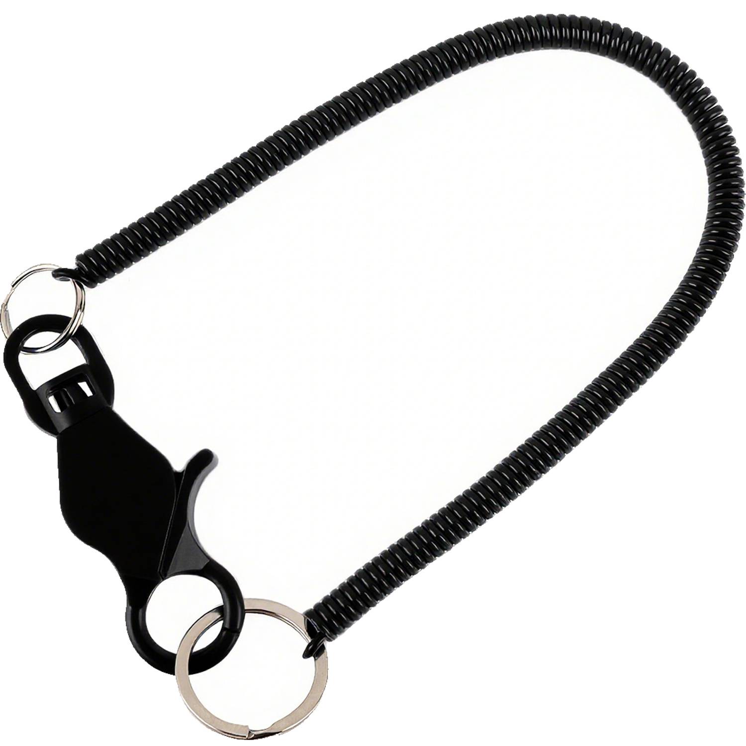 Plastic Spring Rope Coiled Keychain 3