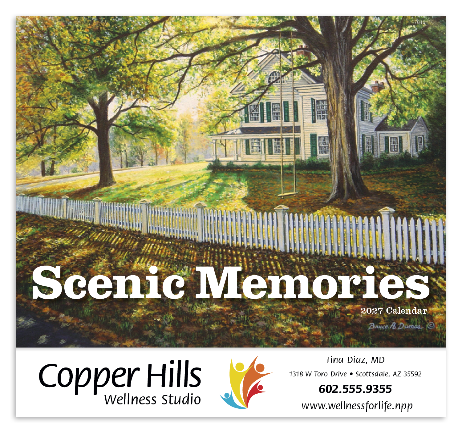 Good Value™ Scenic Memories - Stapled Calendar 46
