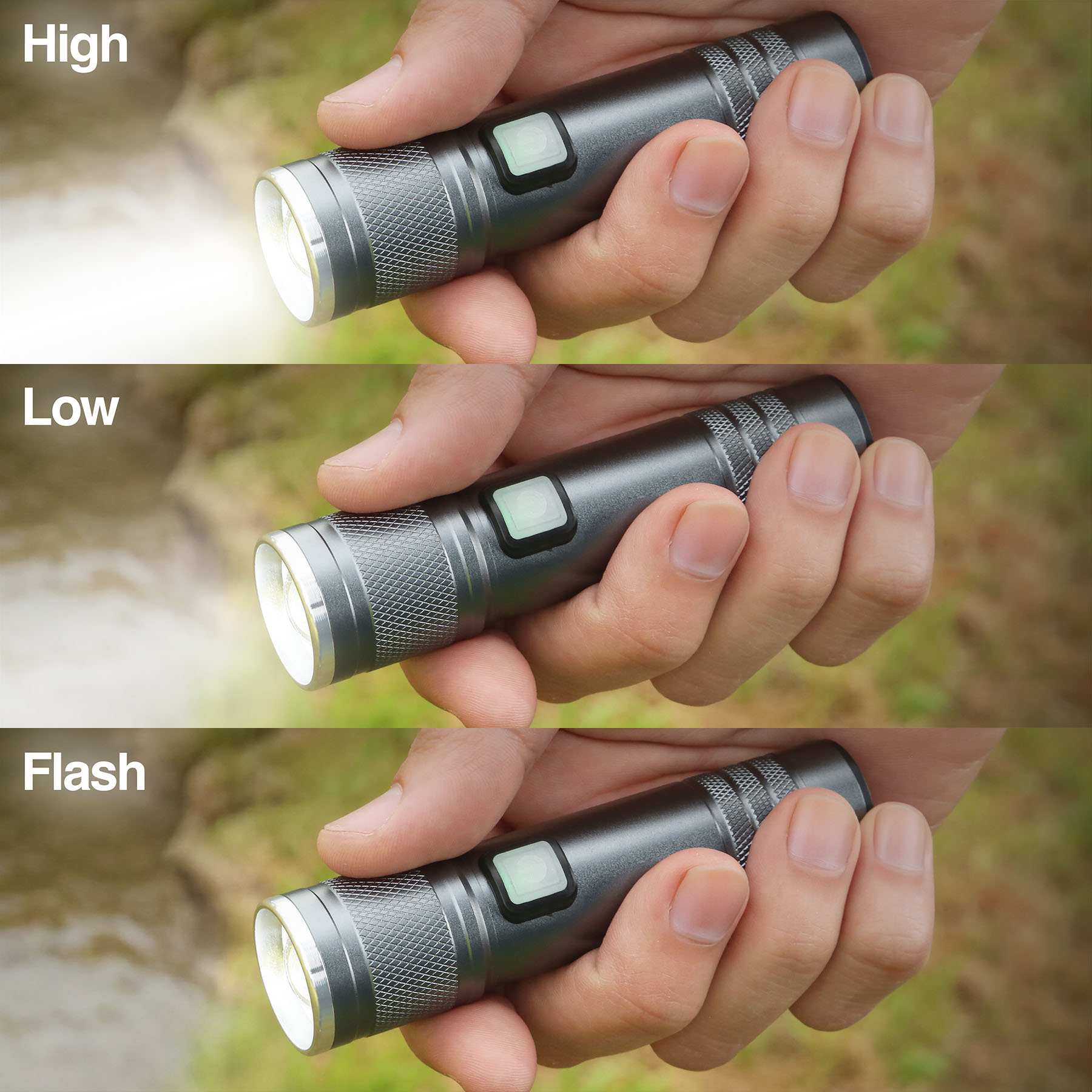 reNew Rechargeable COB Pocket Flashlight 6