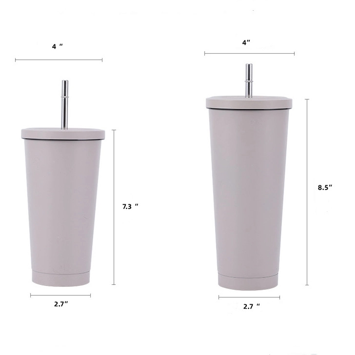 Insulated Tumbler with Straw Lid 6