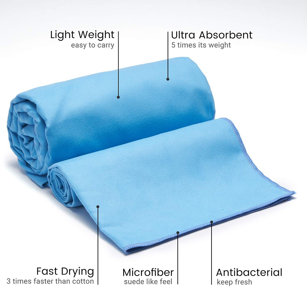 Polyblend Quick-Dry Silk Print Towel - 200Gsm 4