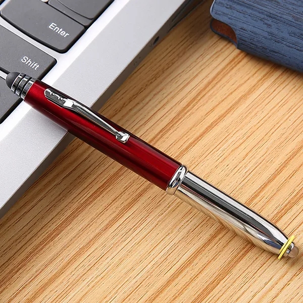 3 in 1 Metal Pen With Stylus And Led Flashlight 5