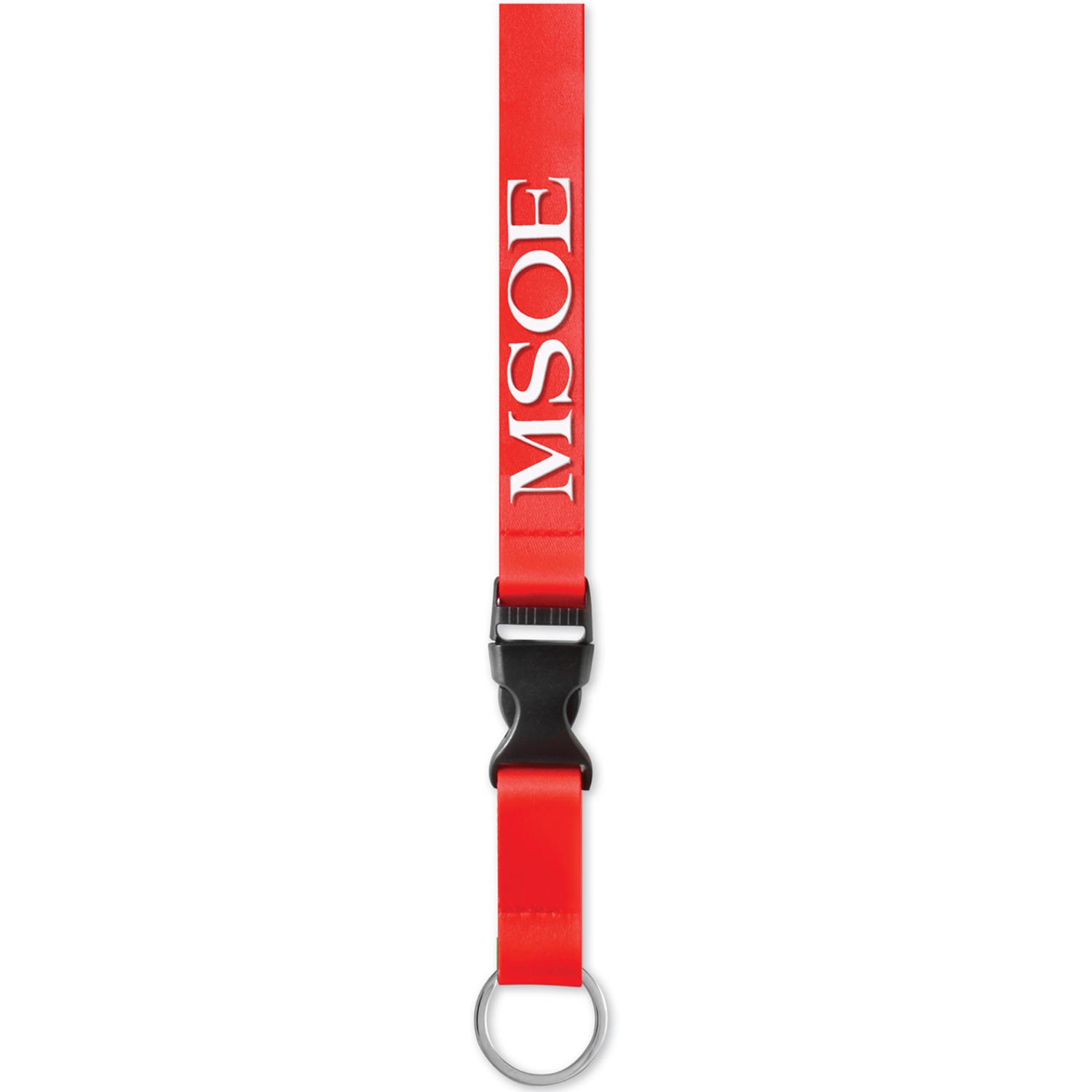 Raised Print Lanyard - One Color On One Color 1