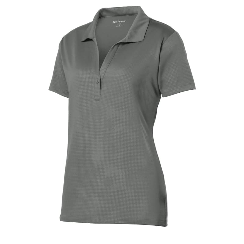 Sport-Tek Women's Embossed PosiCharge Tough Polo . 19