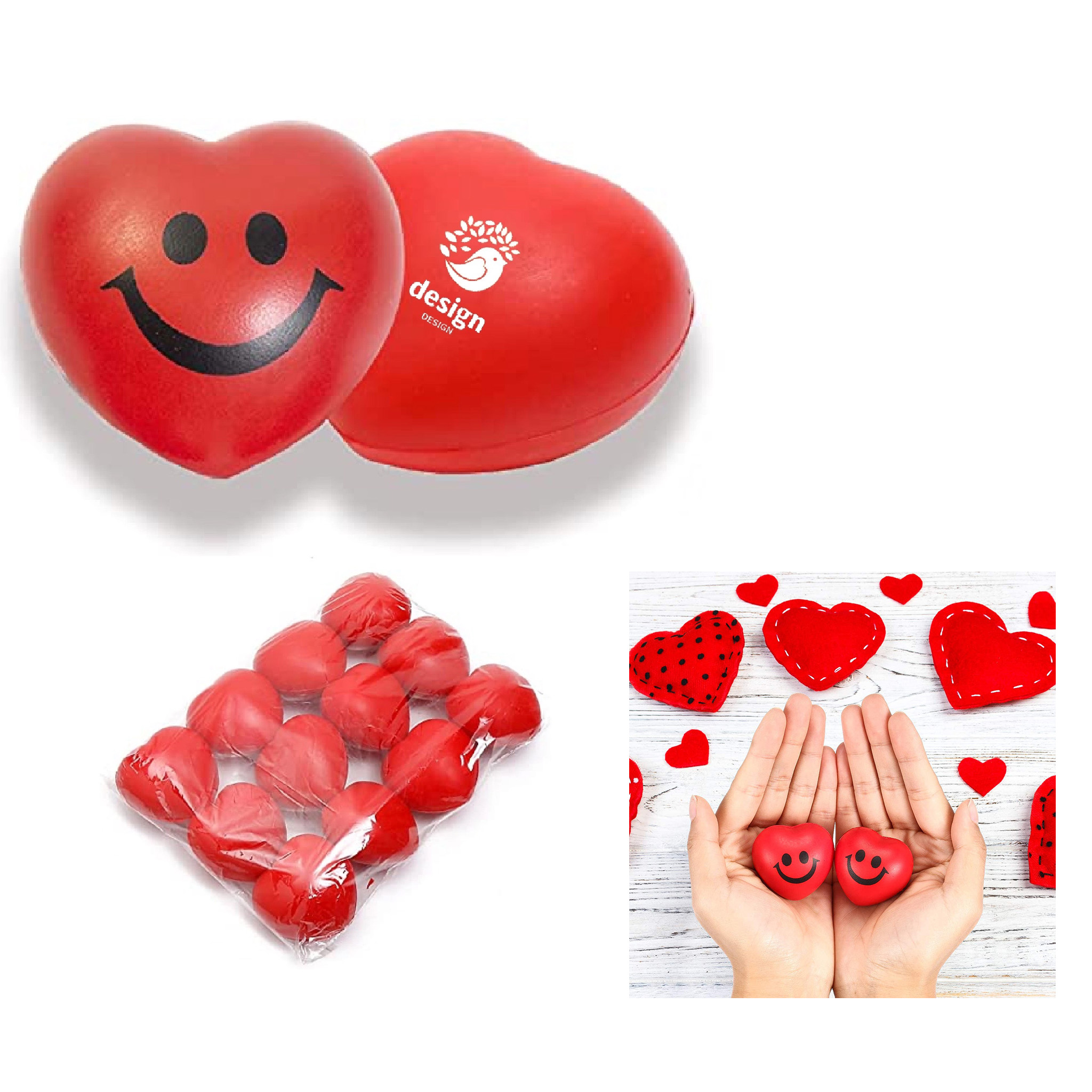 Mini Heart Shape Stress Bal 2