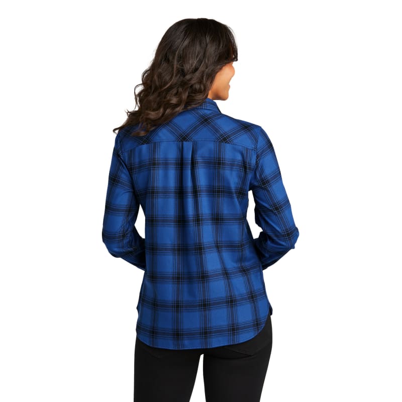Port Authority Ladies Plaid Flannel Shirt 7