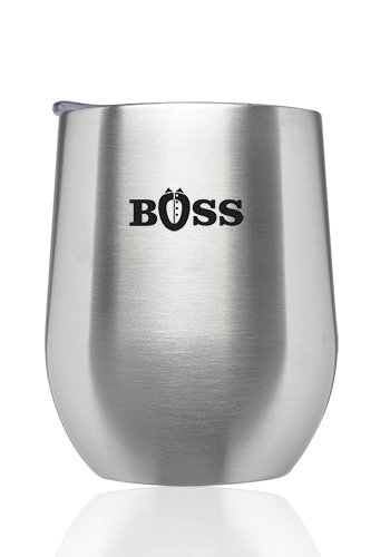 11 oz Largo Stemless Wine Glass with Lid 60