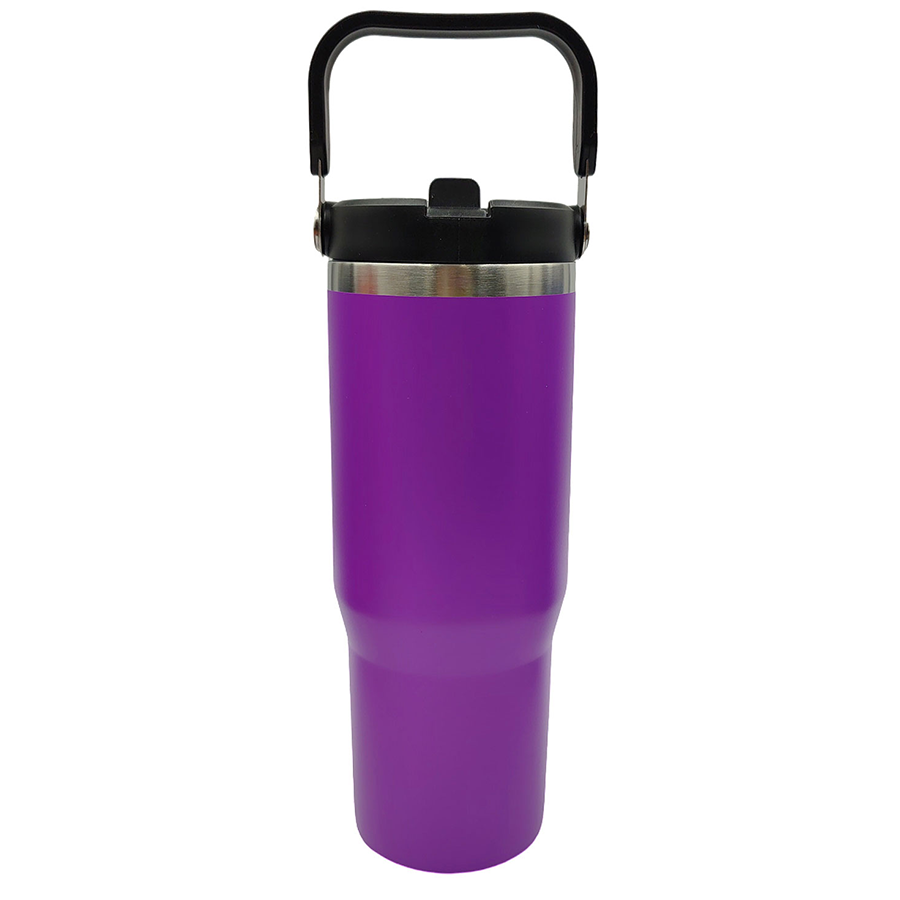 ArticFire 30oz Stainless Steel Tumbler with Handle & Built-In Straw 21