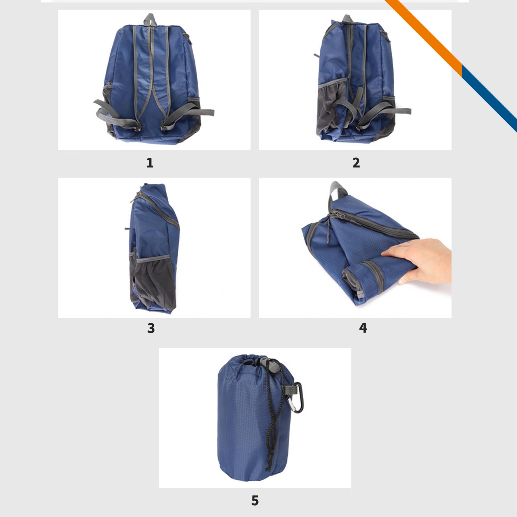 Kaelo Foldable Travel Backpack 4