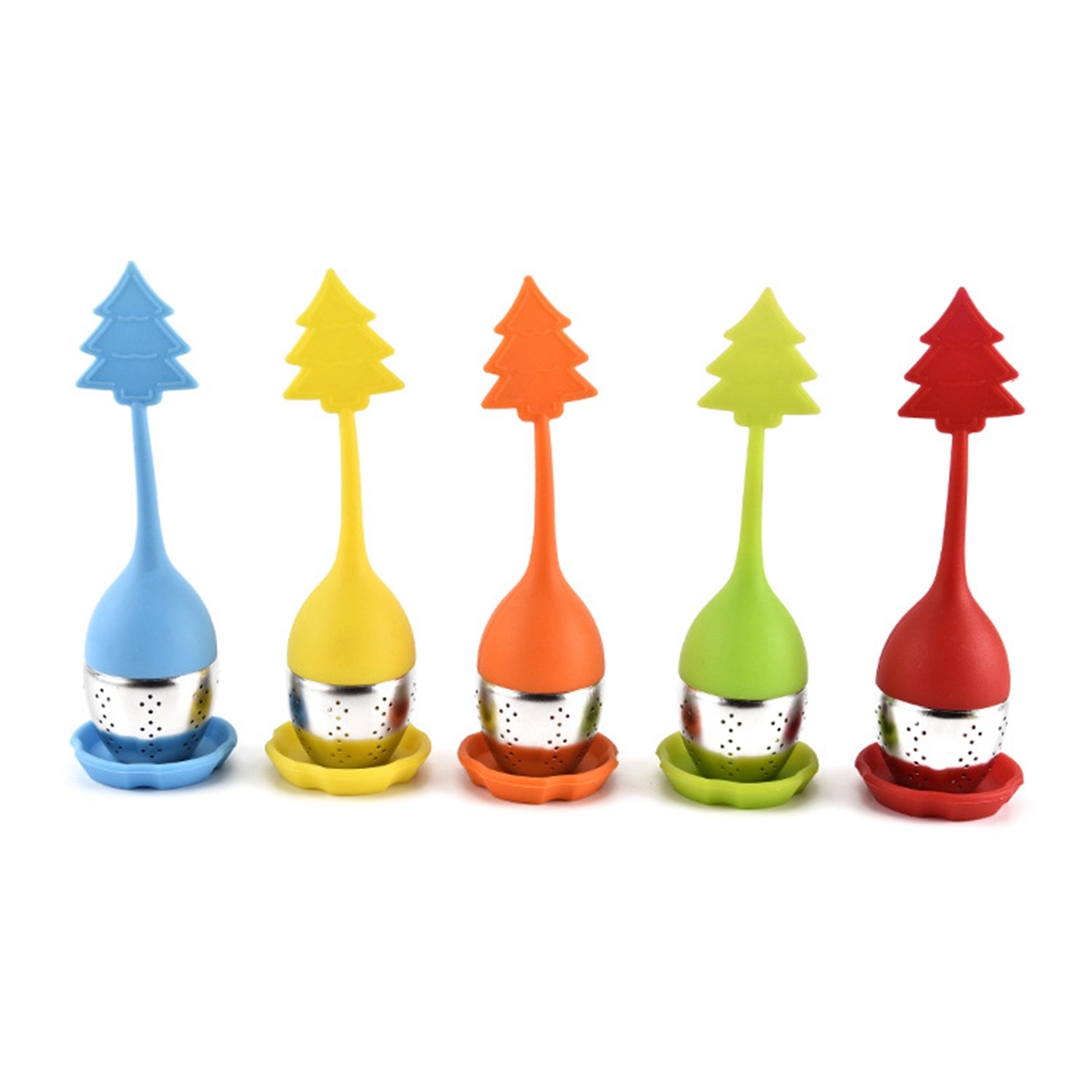 Christmas Trees Shape Silicone Tea Infuser 6