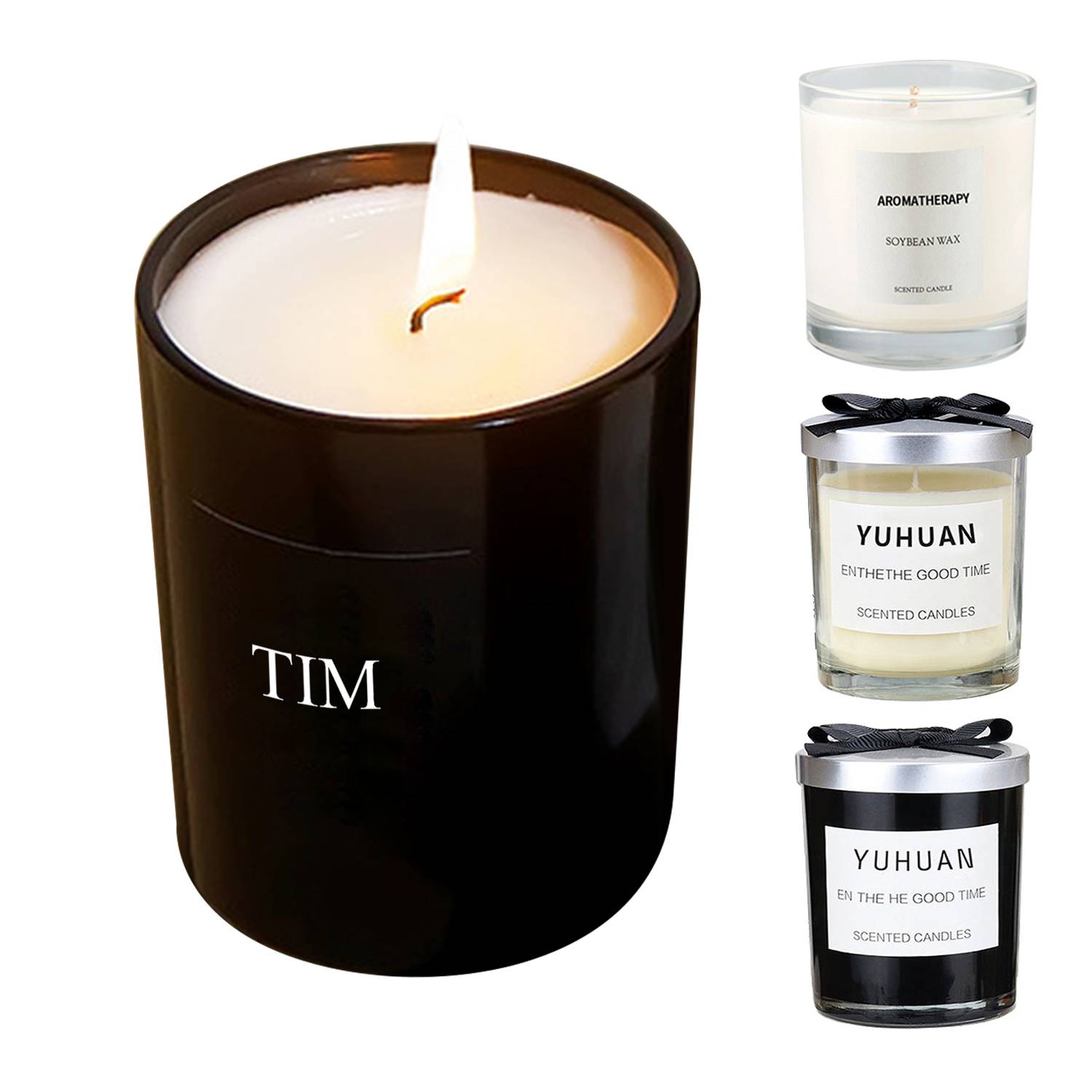 Glass Candle 1
