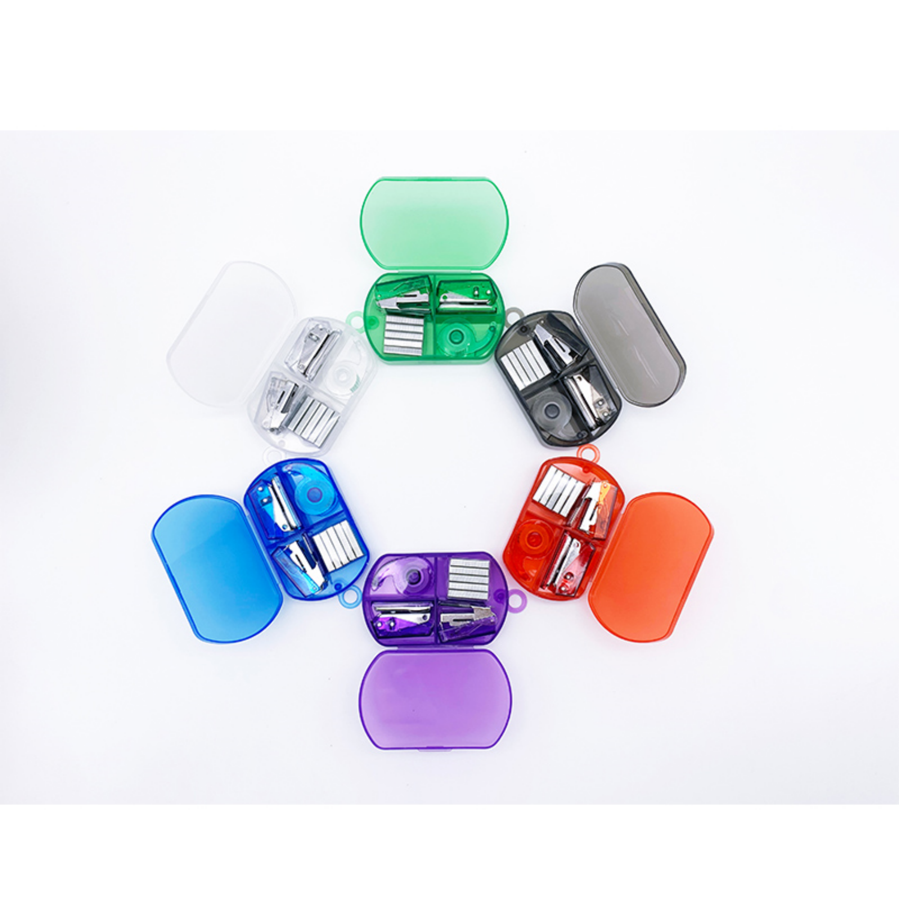 Office Supplies Set Desk Accessories Kits Stapler 6