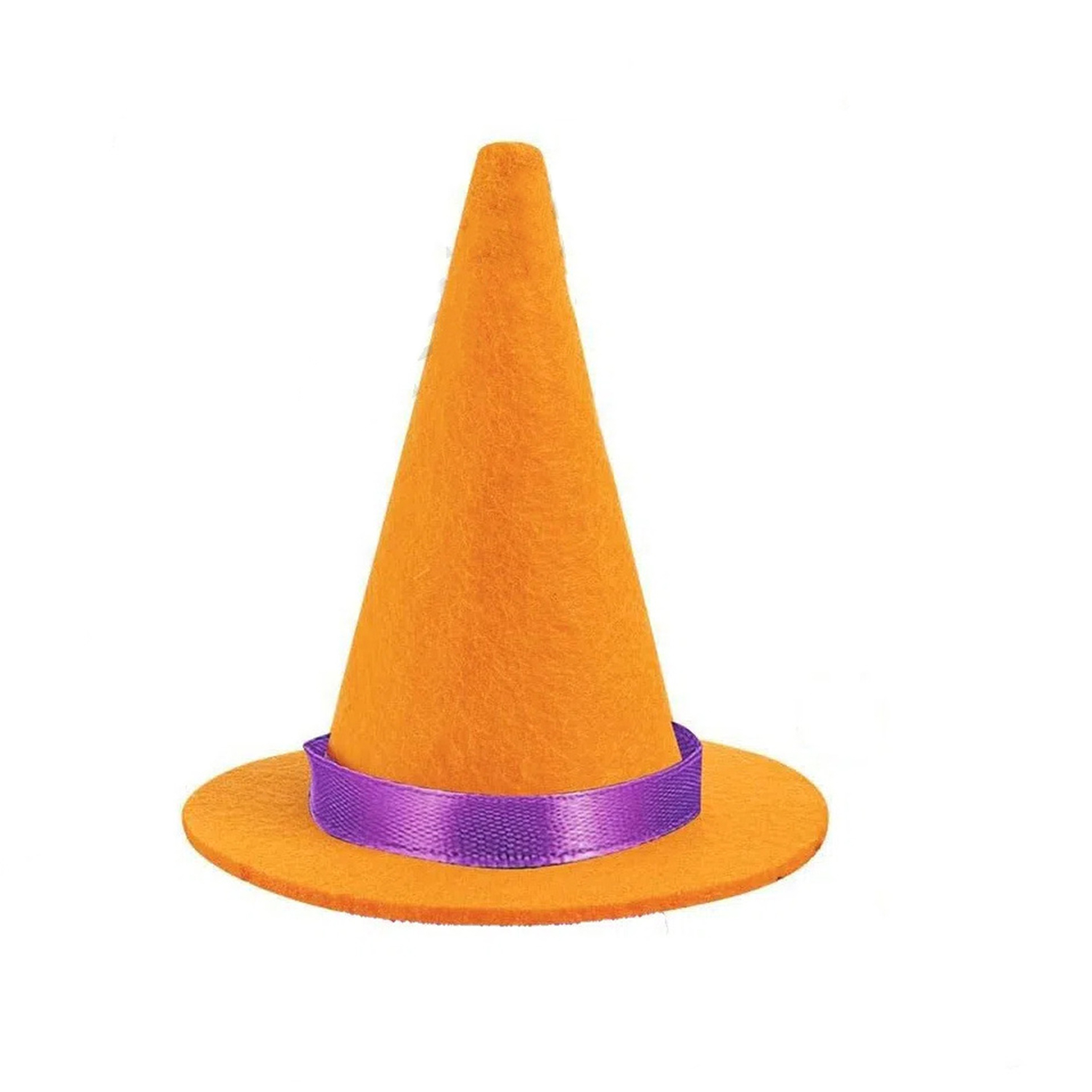 Mini Halloween Felt Wine Bottle Witch Hats 3