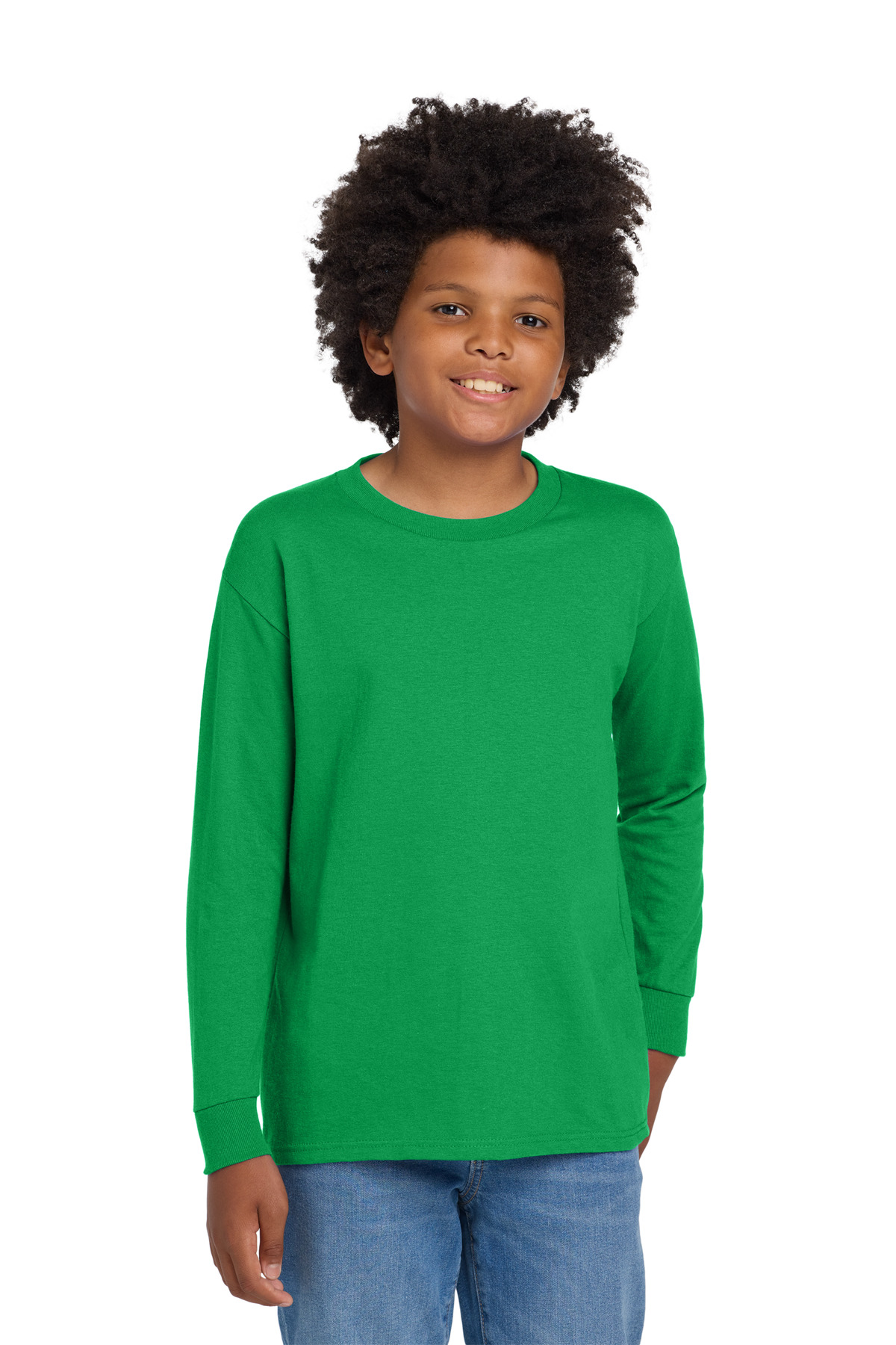 Gildan Youth Heavy Cotton 100% Cotton Long Sleeve T-Shirt. 5400B 33