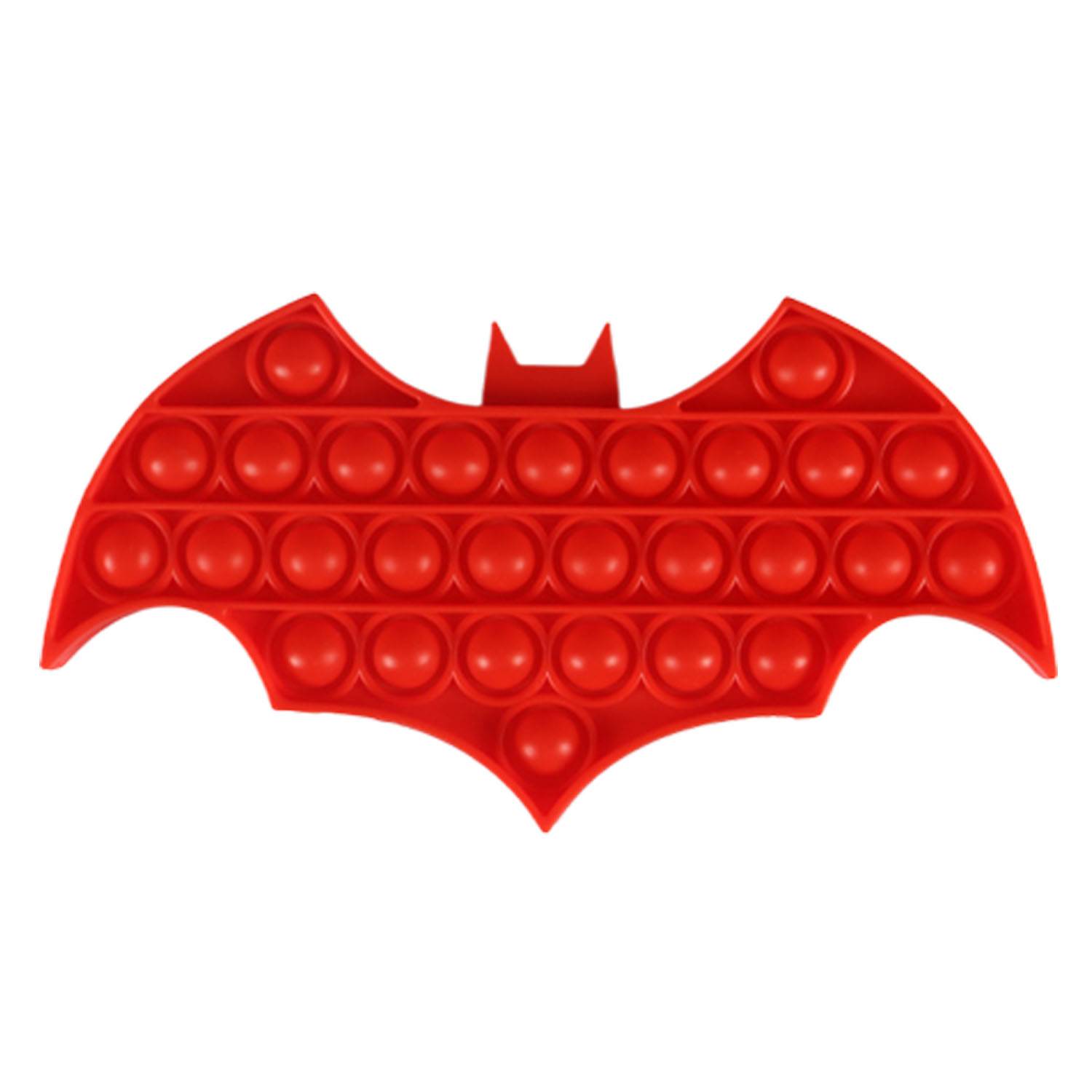 Halloween Colorful Bat Shaped Push Pop Bubble Ball Toy 8