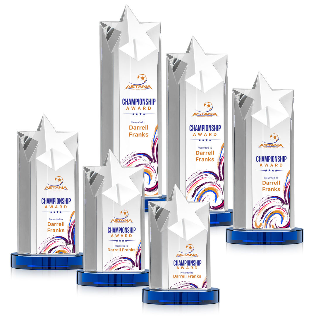 Berkeley VividPrint™ Award on Condor Base - Blue 17