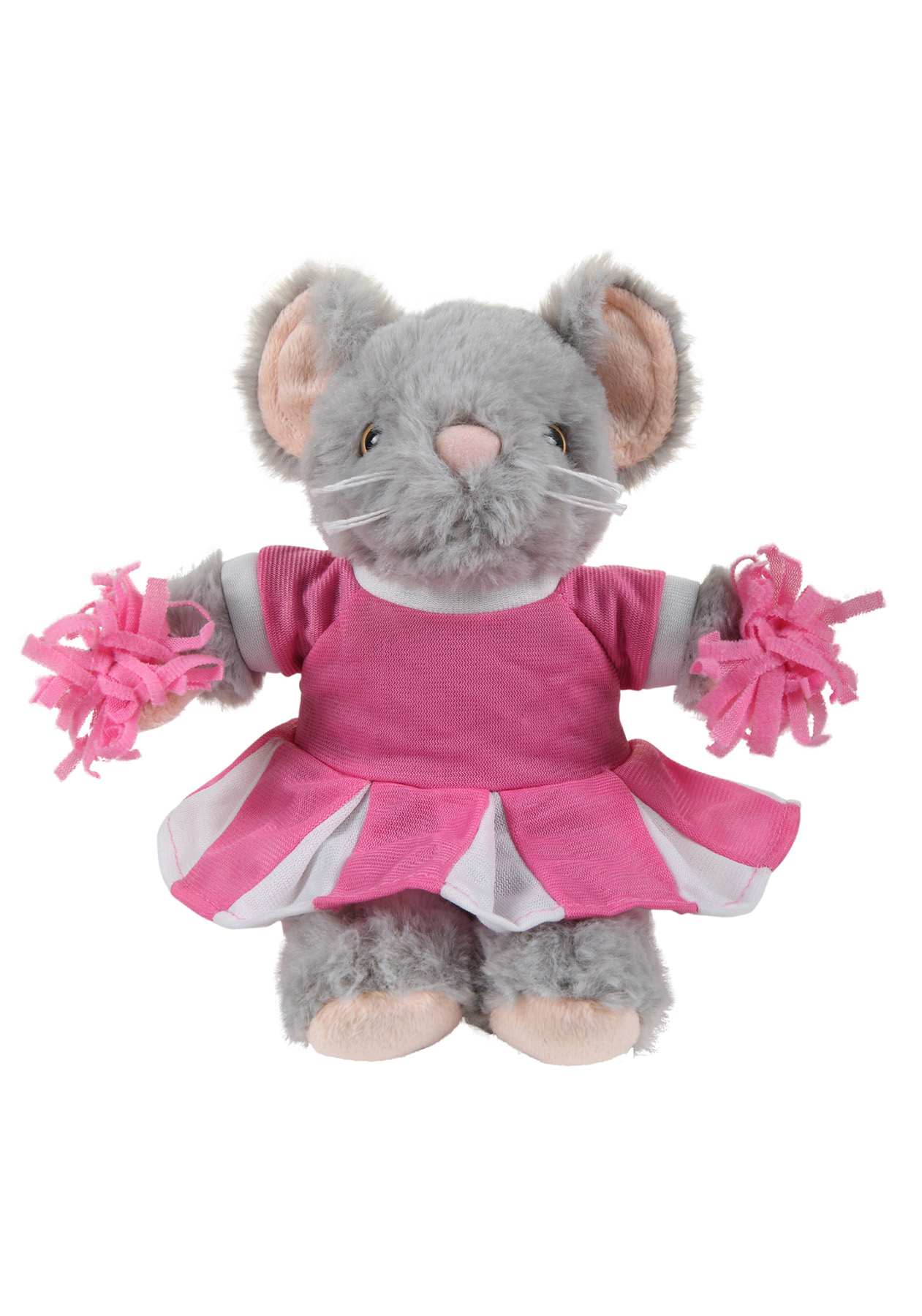 soft plush Mouse with cheerleader outfit