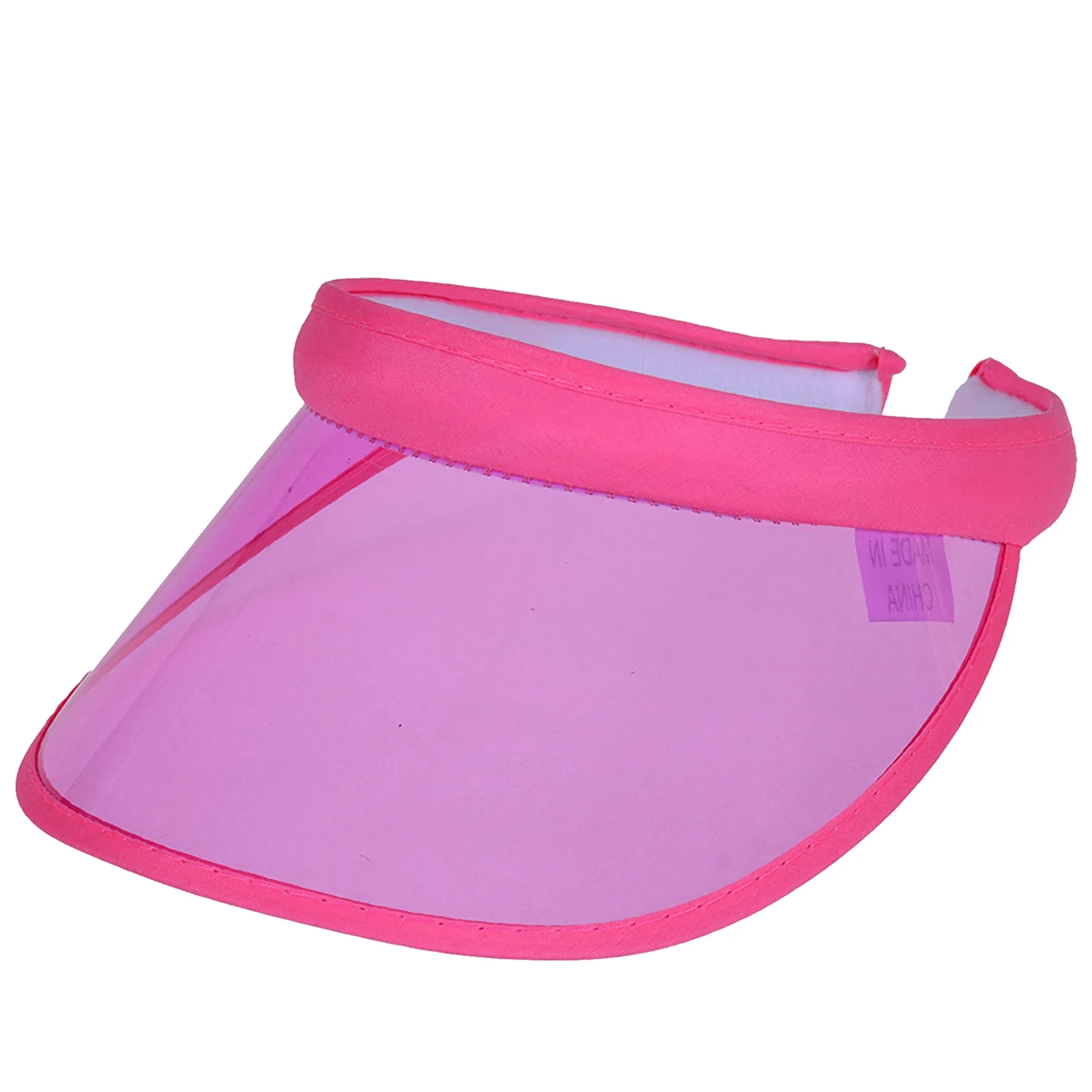 Unisex Sun Visors Plastic Clear Cap 5
