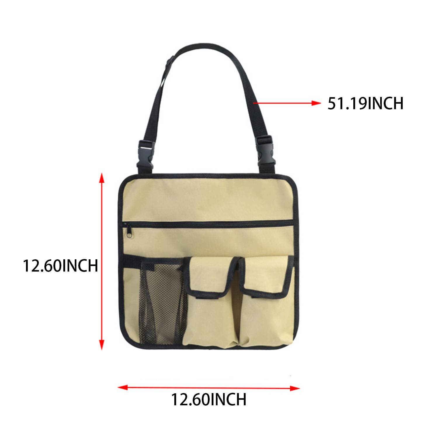 Oxford Multi-Pocket Hanging Storage Bag for Chair 6