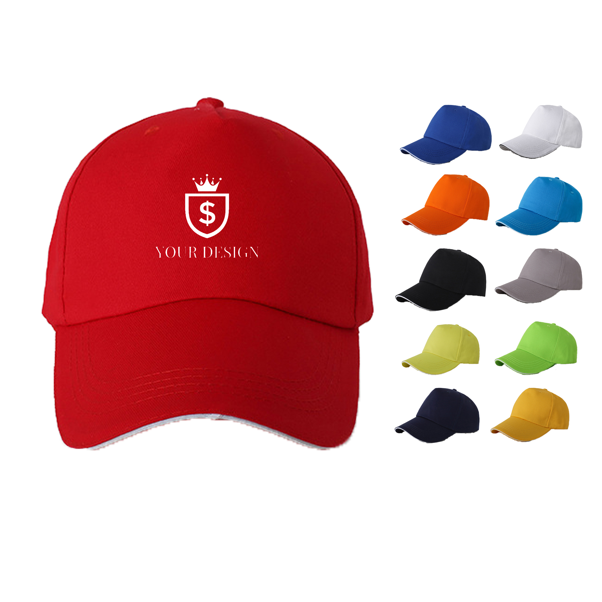 solid color baseball cap 1