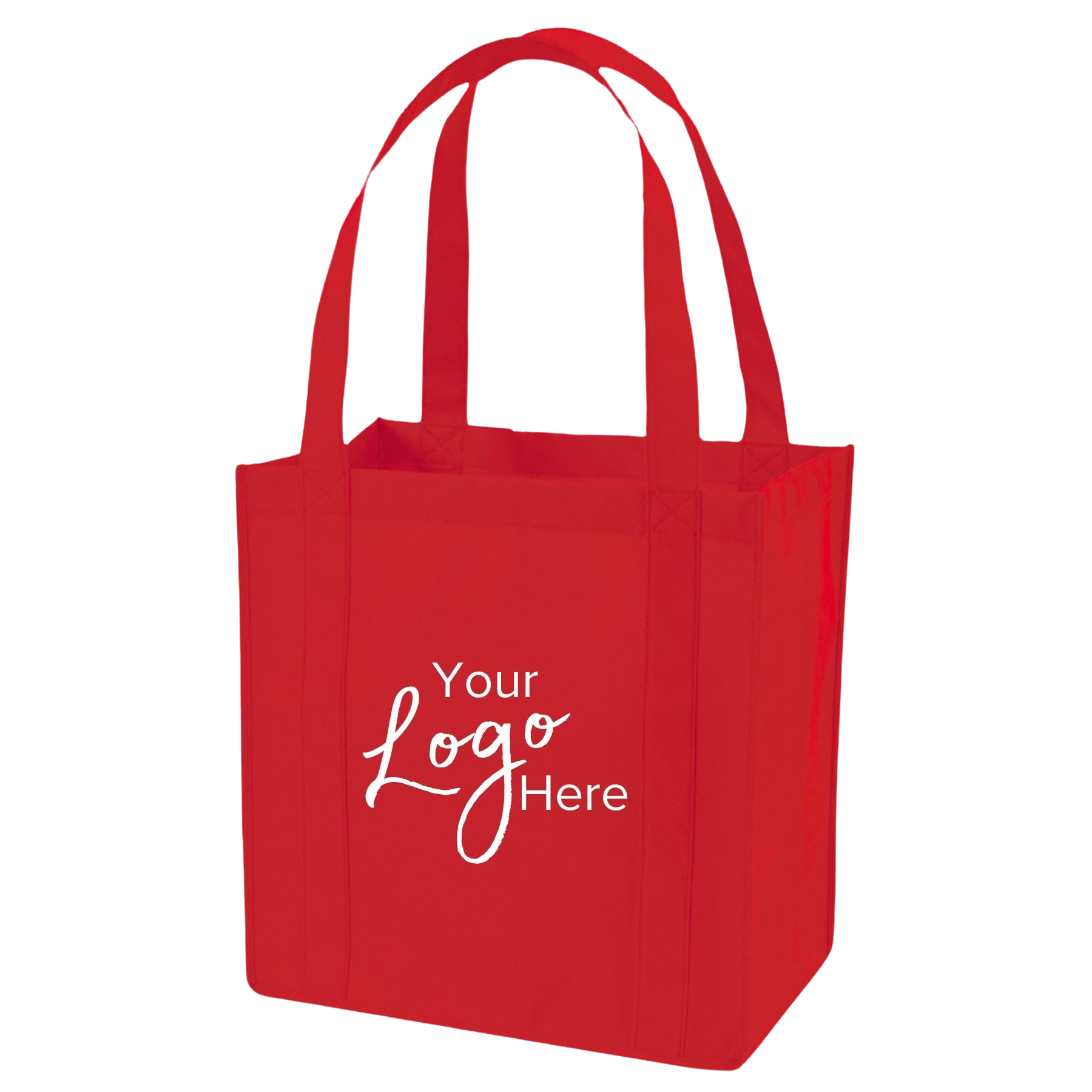 Non-Woven 12 1/2"W x 13 1/2"H x 8 1/2" Gusset Tote Bag w/ Inforced Bottom 11