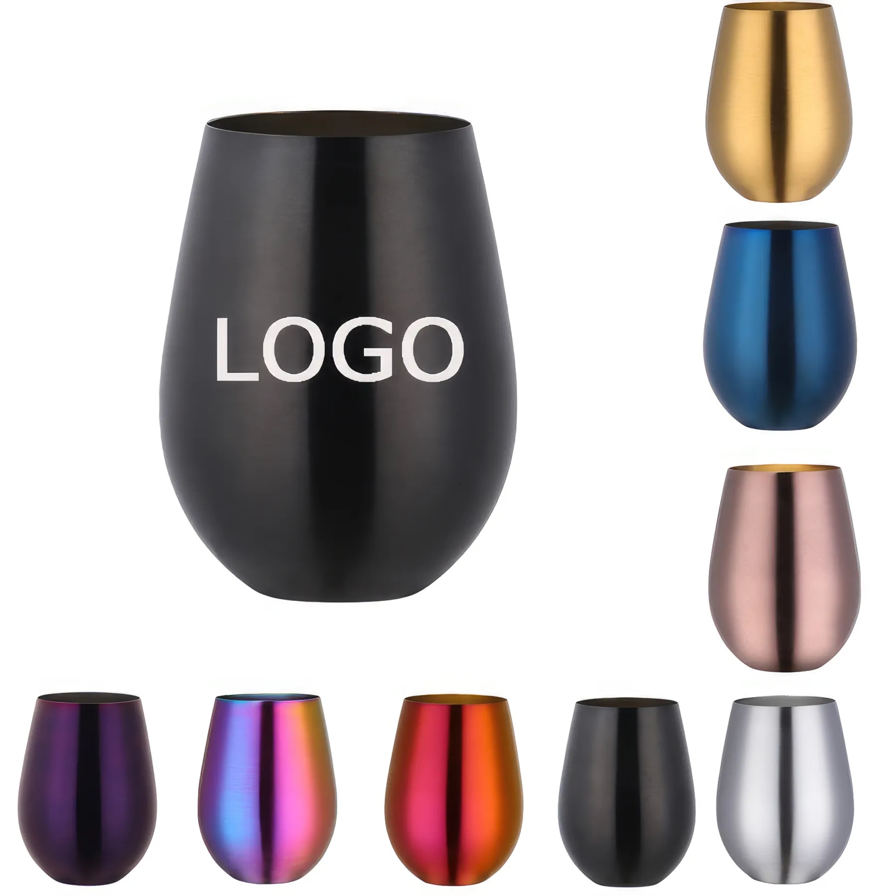 16 OZ 304 Stainless Steel Eggshell Cup 2