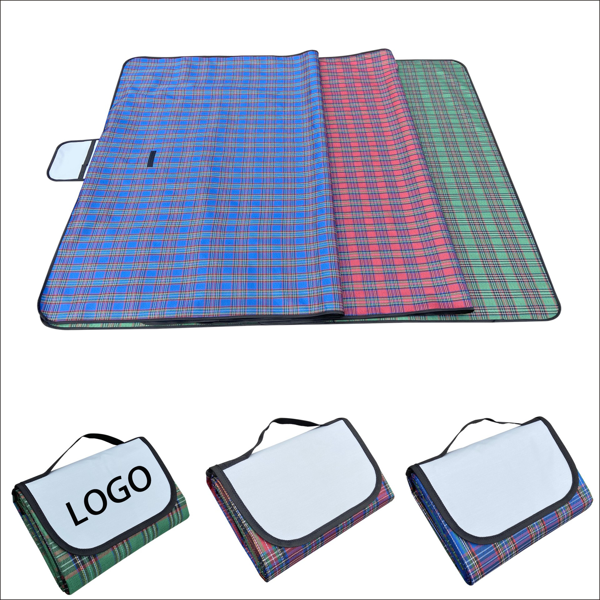 Foldable Waterproof Outdoor Picnic Blanket MOQ 50pcs 2