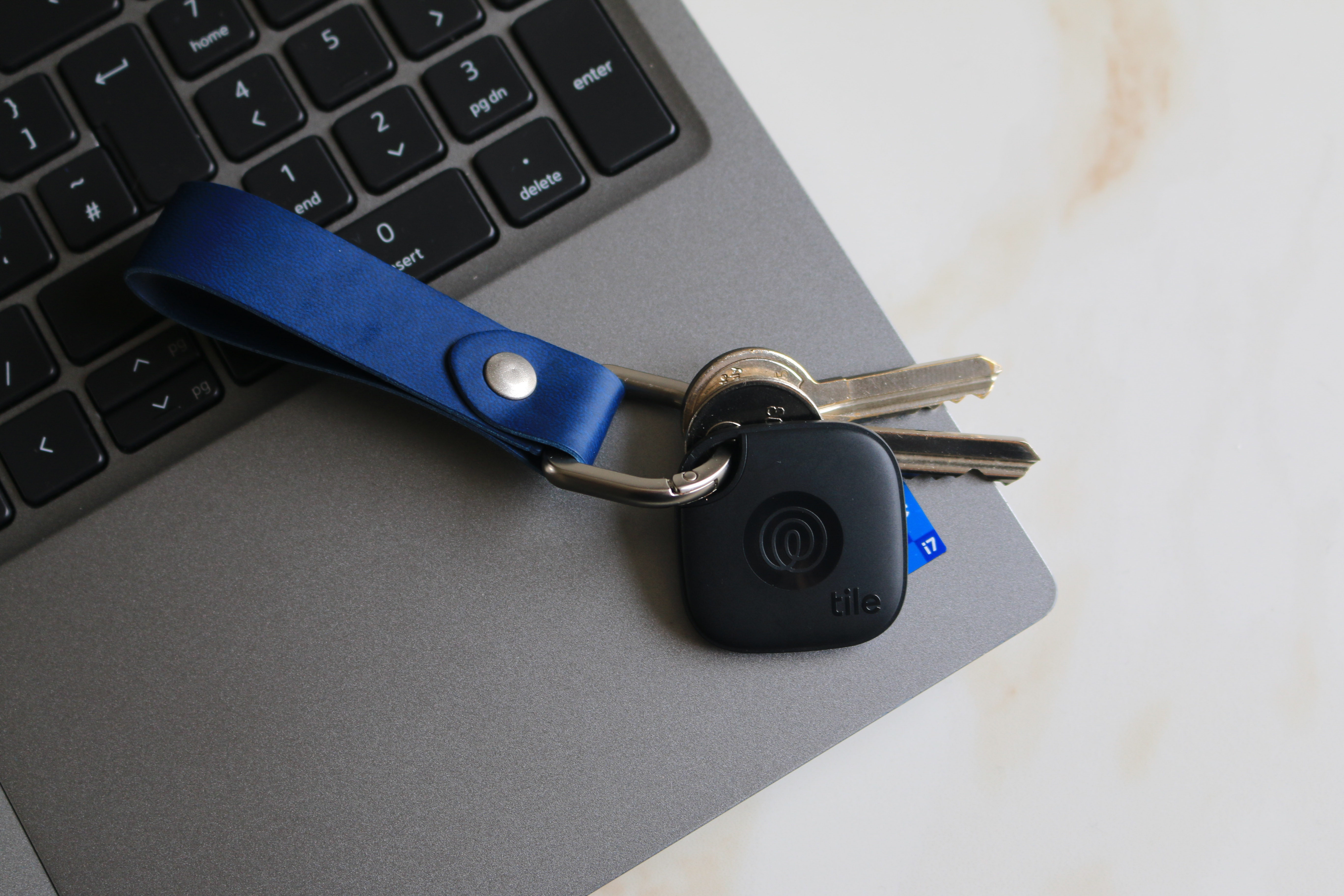 New Tile Mate with Vegan Leather Key Fob 44
