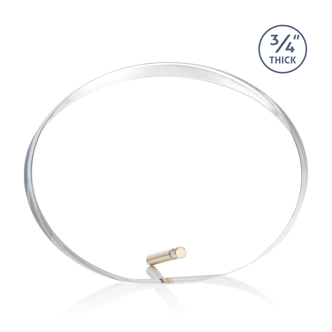 Mosaic Oval VividPrint™ Award - Gold 2