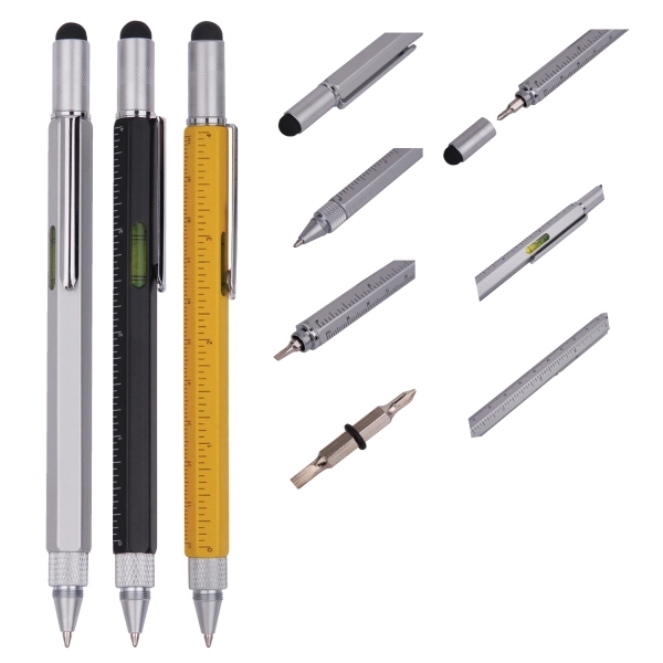 Stylus MultiFunction Pen with Tool Set 3