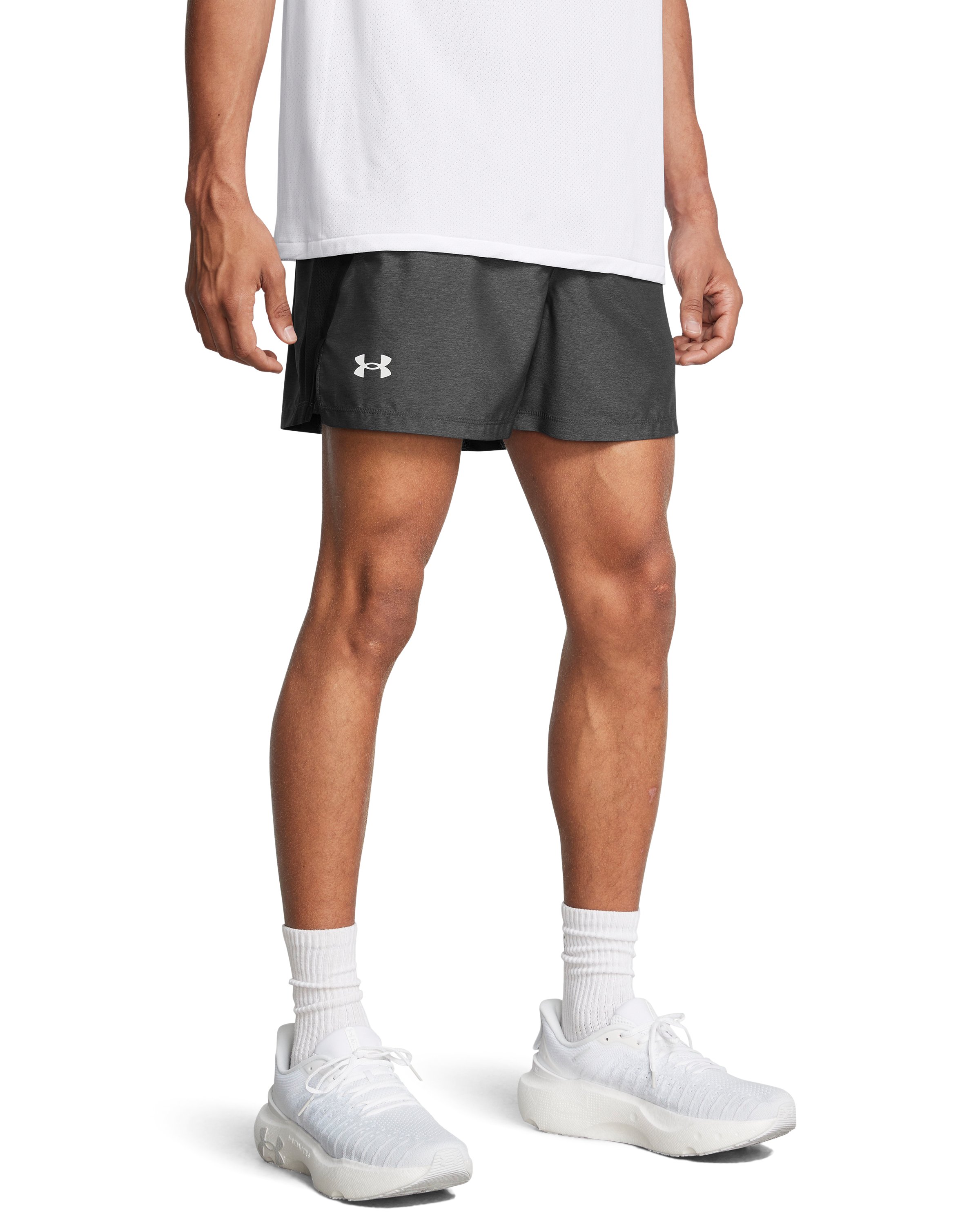UA Launch Heather Men's 5 Shorts 2