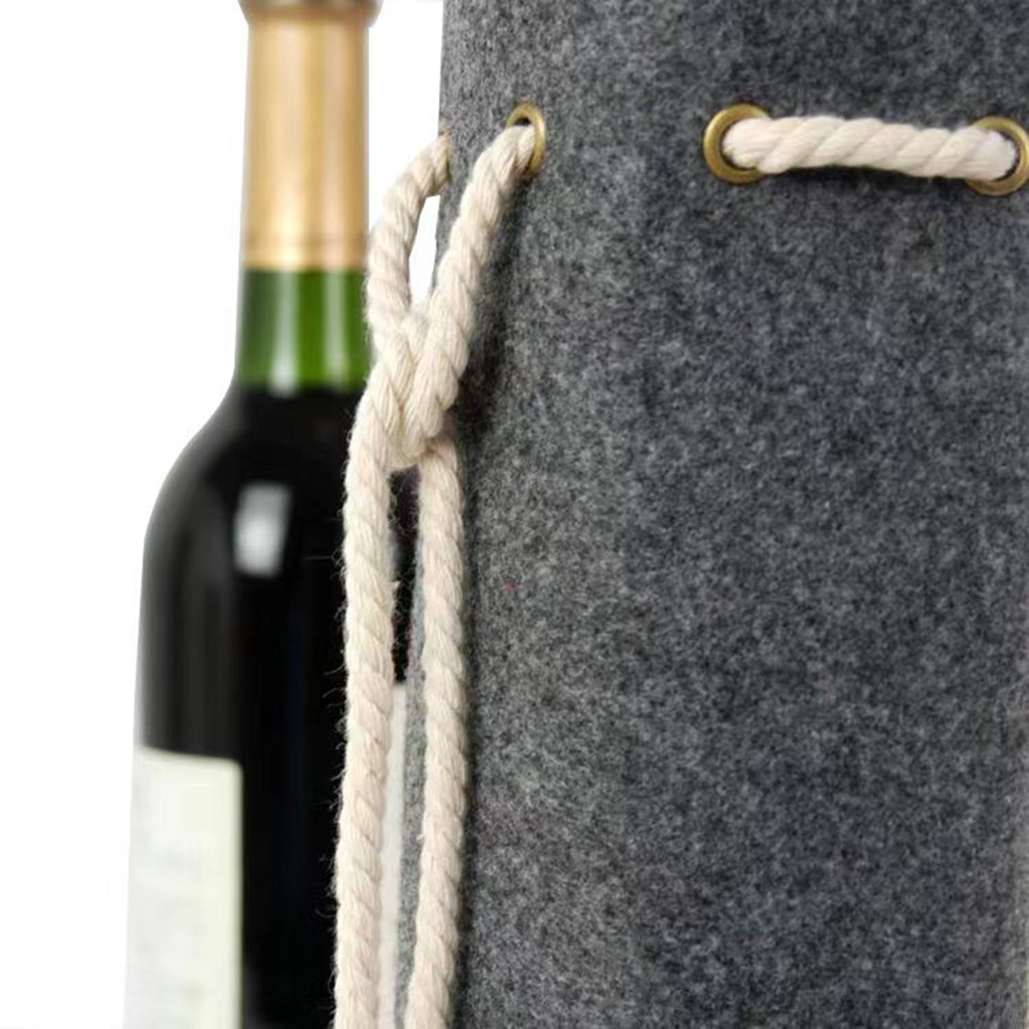 Felt Wine Tote 6